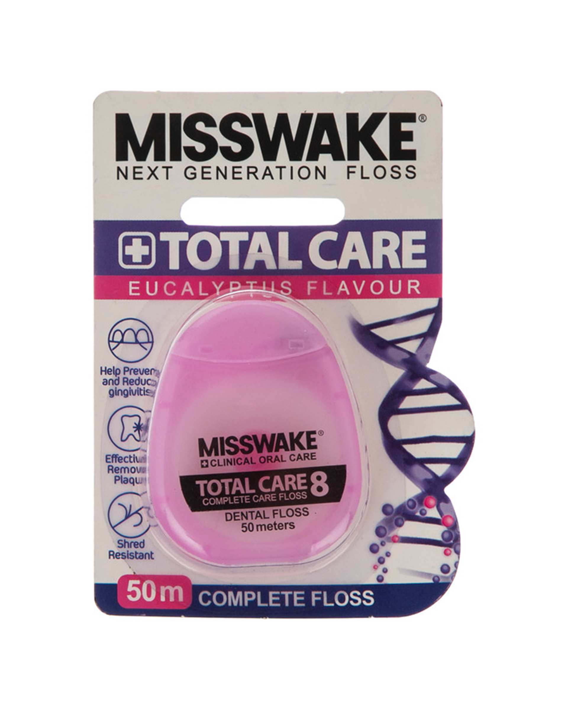 نخ دندان میسویک Misswake مدل Total Care طول 50m