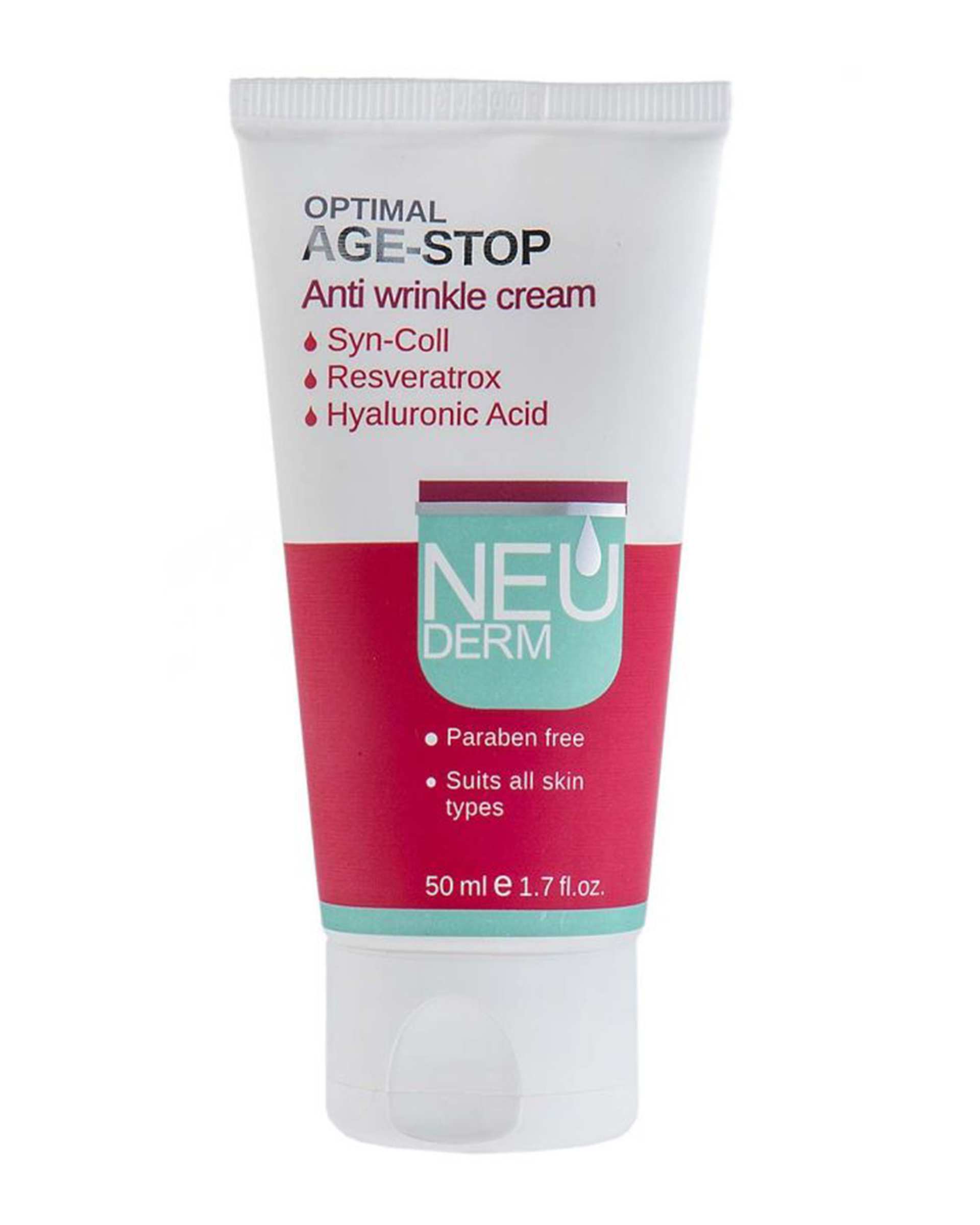 کرم ضد چروک نئودرم Neuderm مدل Optimal Age Stop حجم 50ml