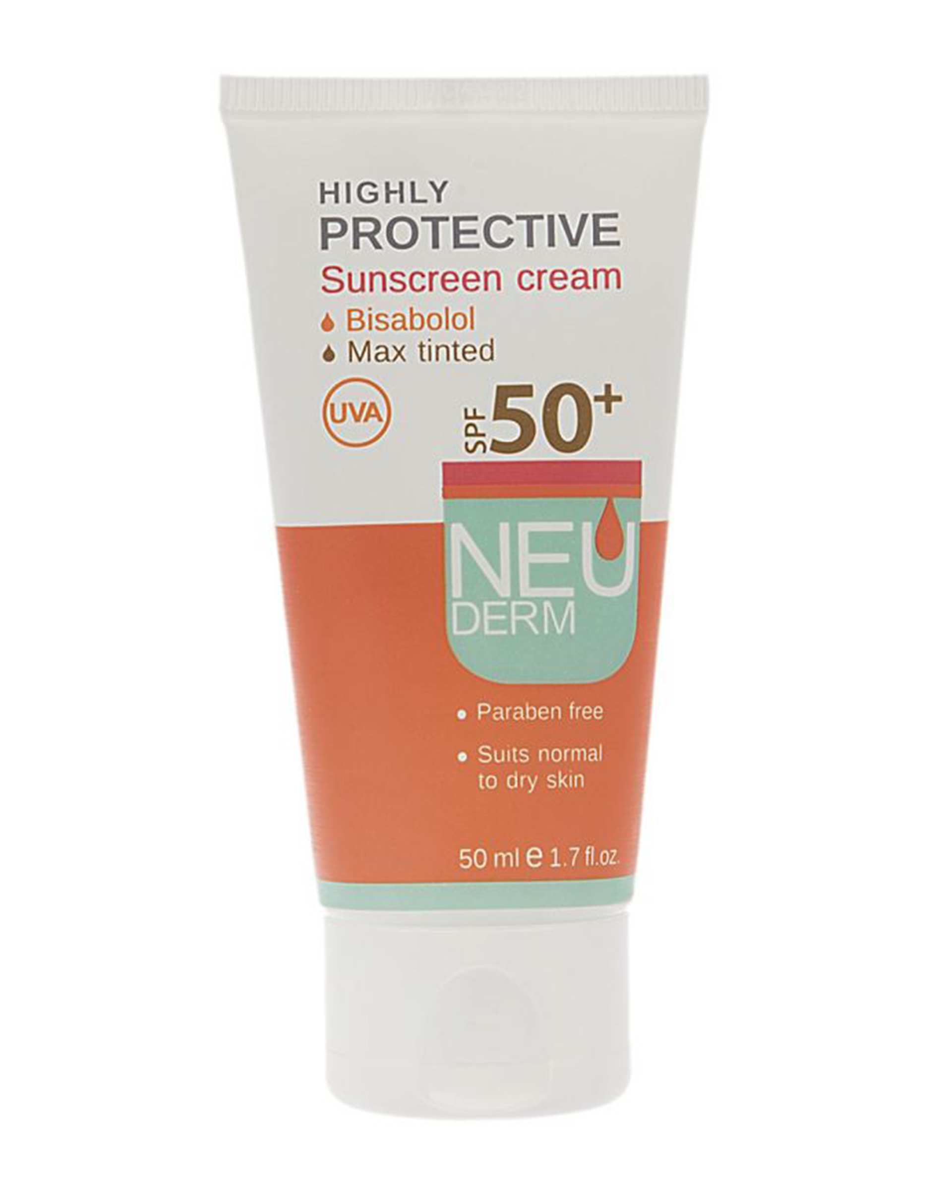 کرم ضد آفتاب رنگی SPF50 نئودرم مدل Highly Protective حجم 50ml