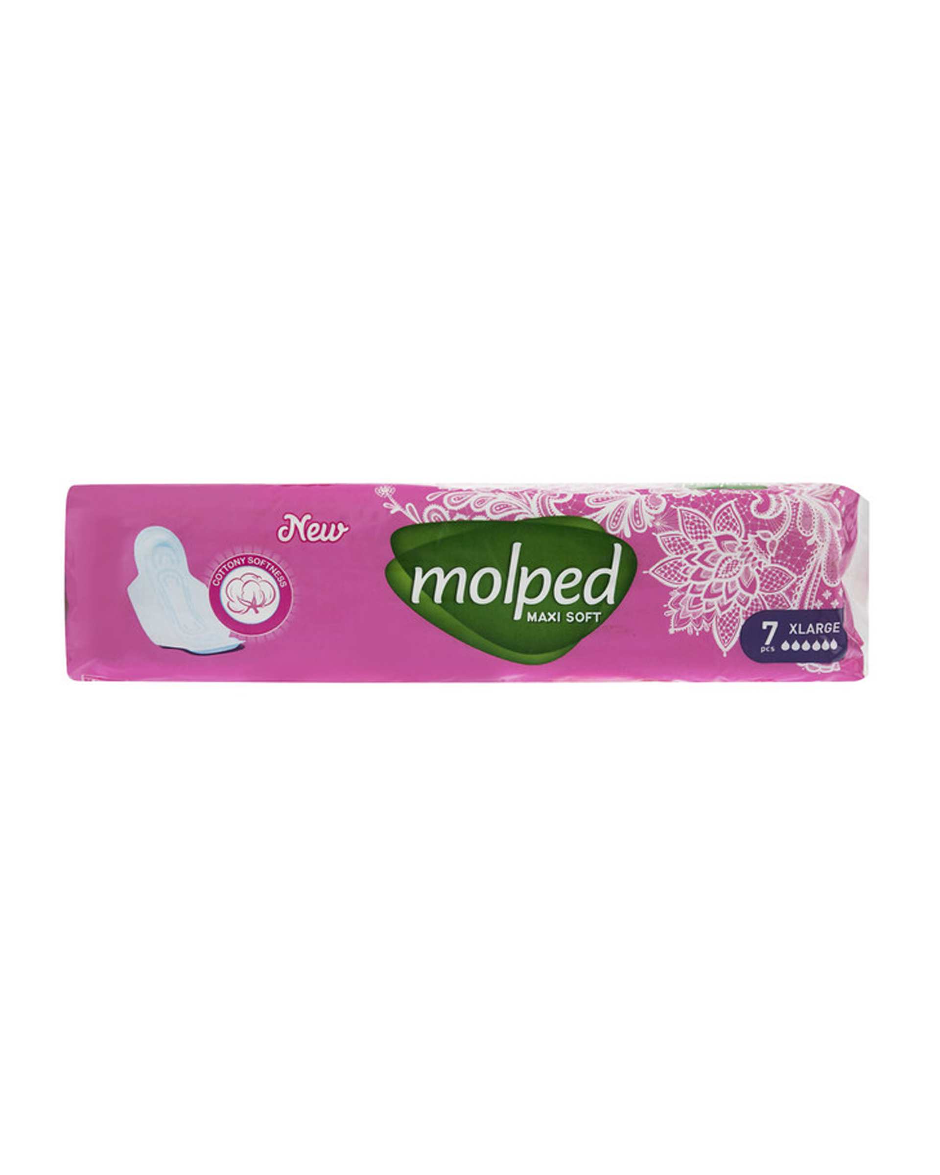 نوار بهداشتی مولپد Molped مدل Classic سایز خیلی بزرگ مجموعه 4 بسته 7 عددی