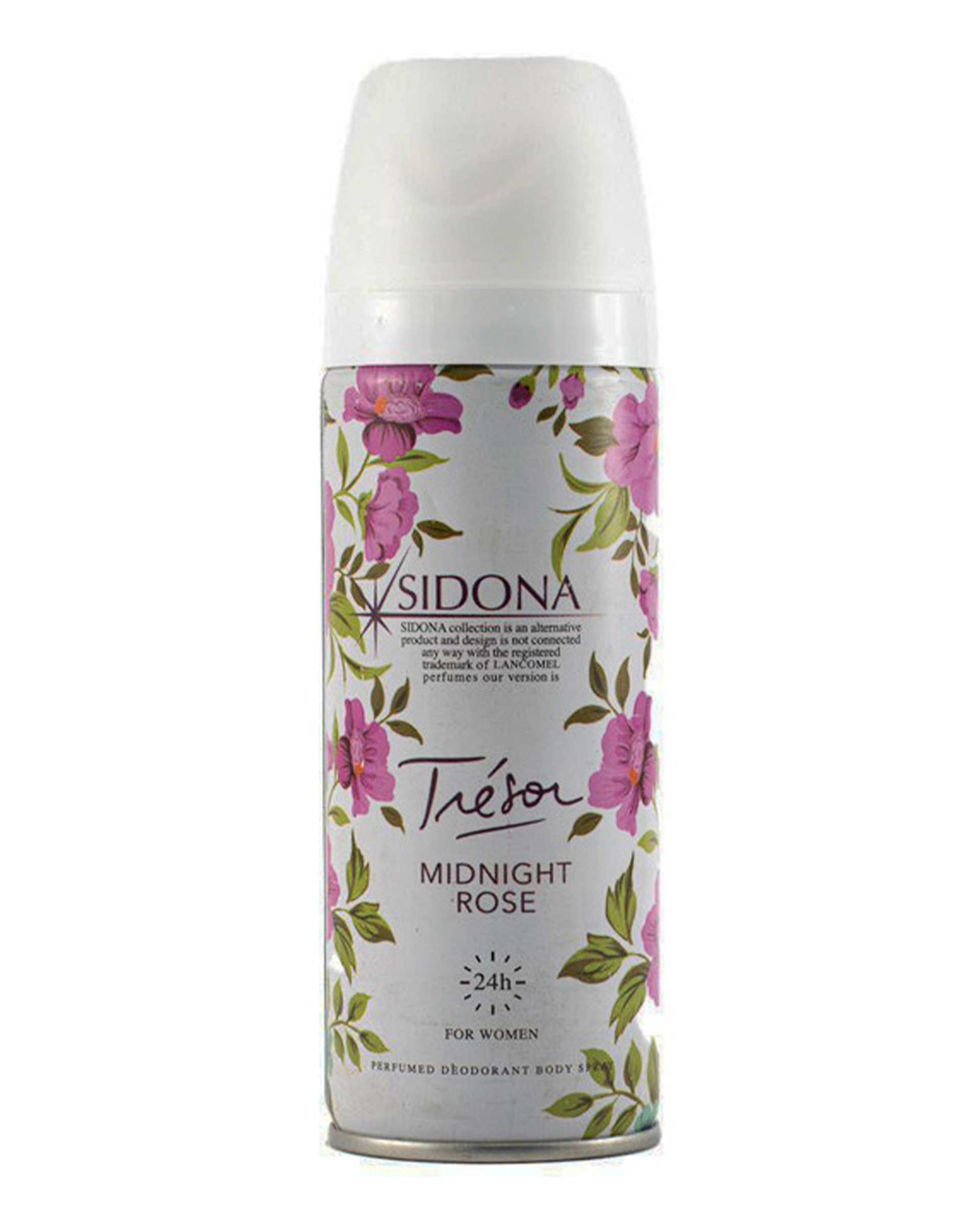 اسپری بدن زنانه سیدونا Sidona مدل Tresor Midnight Rose حجم 200ml