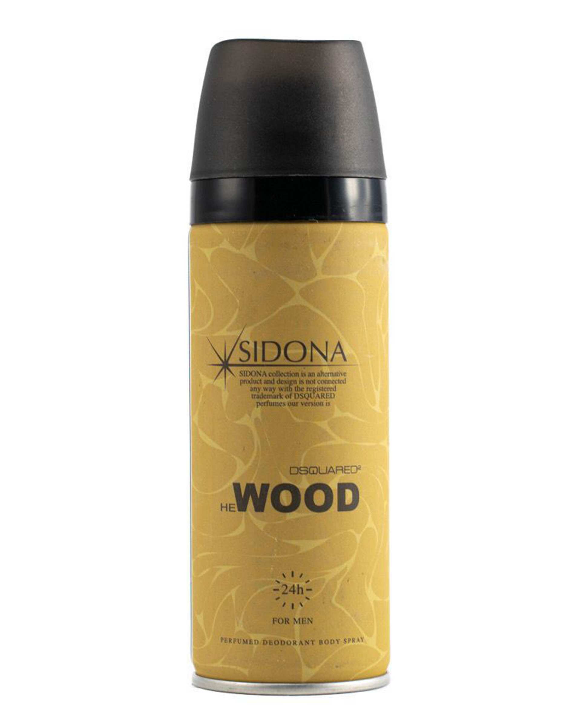 اسپری بدن مردانه سیدونا Sidona مدل Wood حجم 200ml