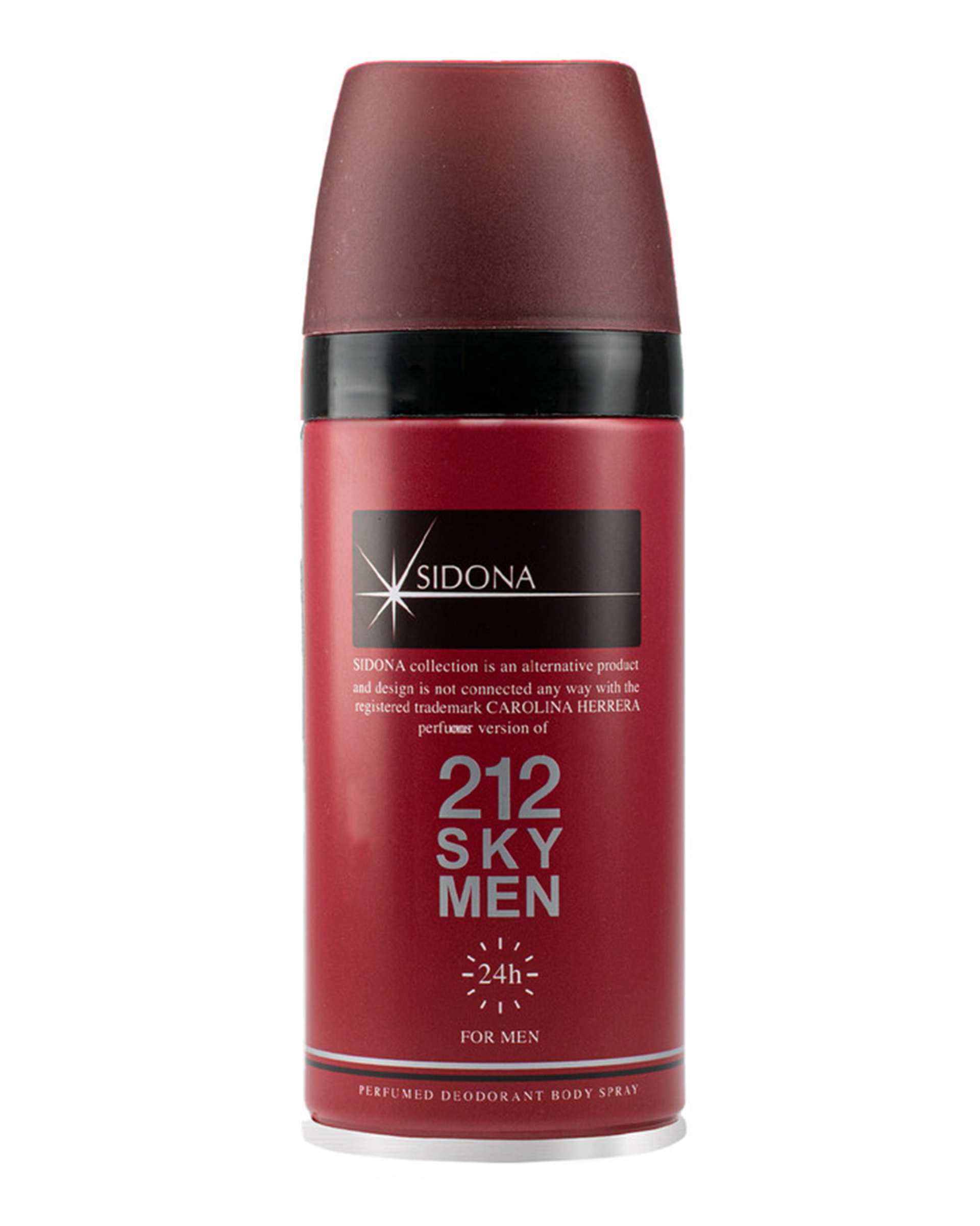 اسپری بدن مردانه سیدونا Sidona مدل SKY 212 حجم 150ml