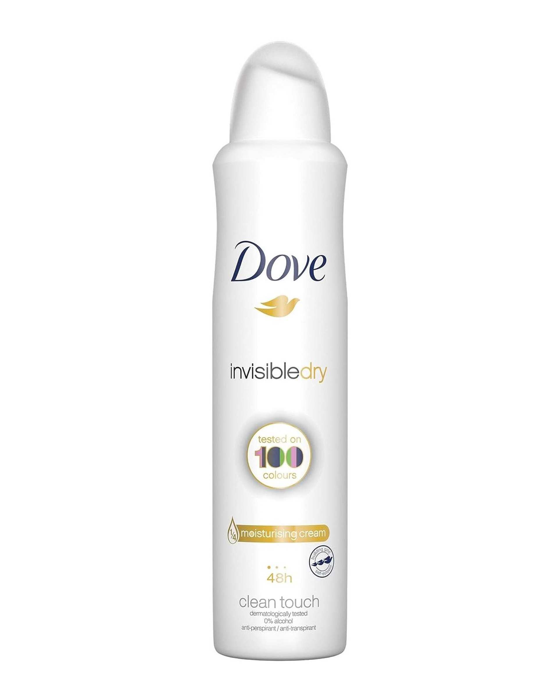 اسپری ضد تعریق زنانه 48 ساعته داو Dove مدل Invisible Dry حجم 250 میلی لیتر