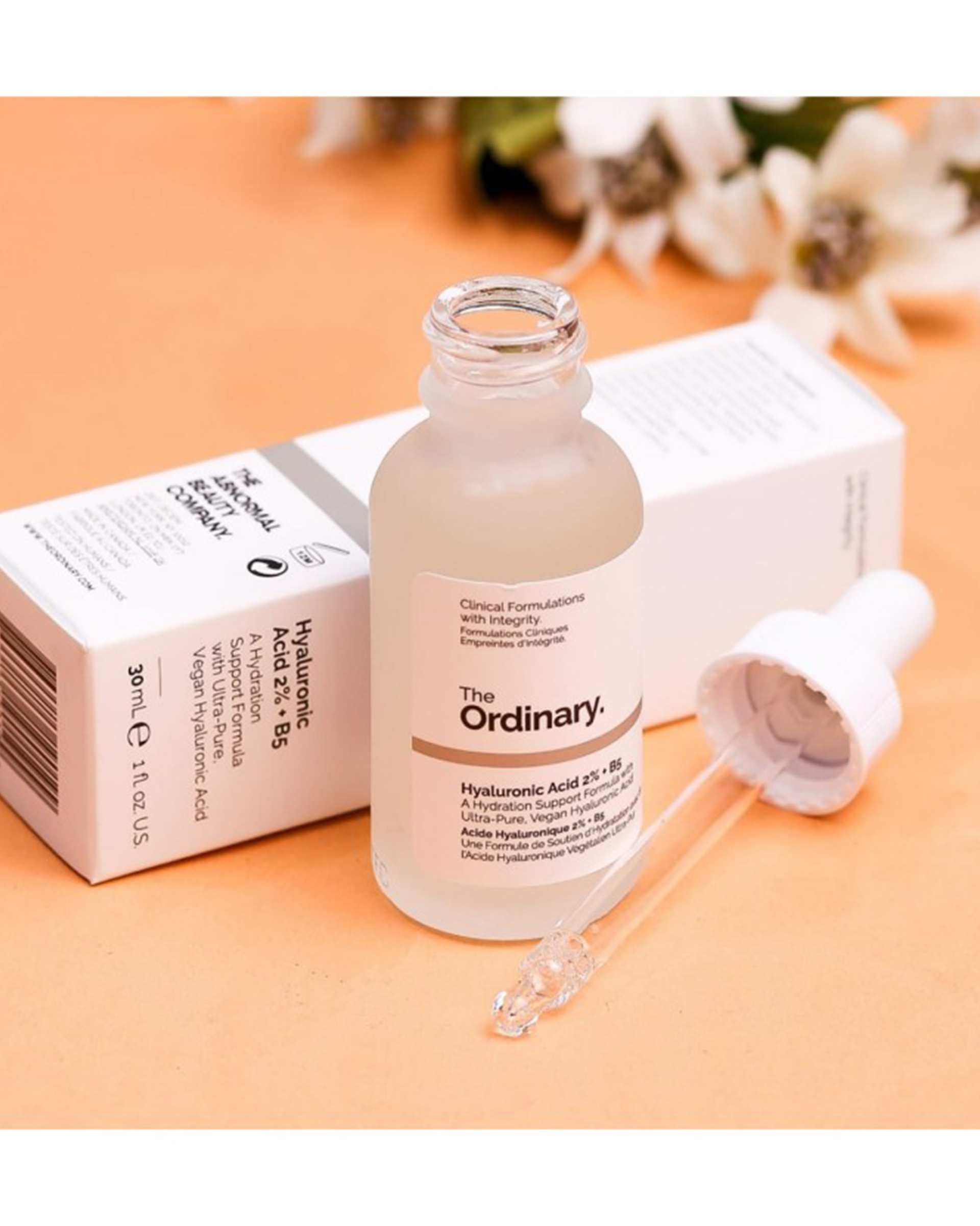 سرم آبرسان د اوردینری The Ordinary مدل Hyaluronic Acid 2% + B5 حجم 30ml