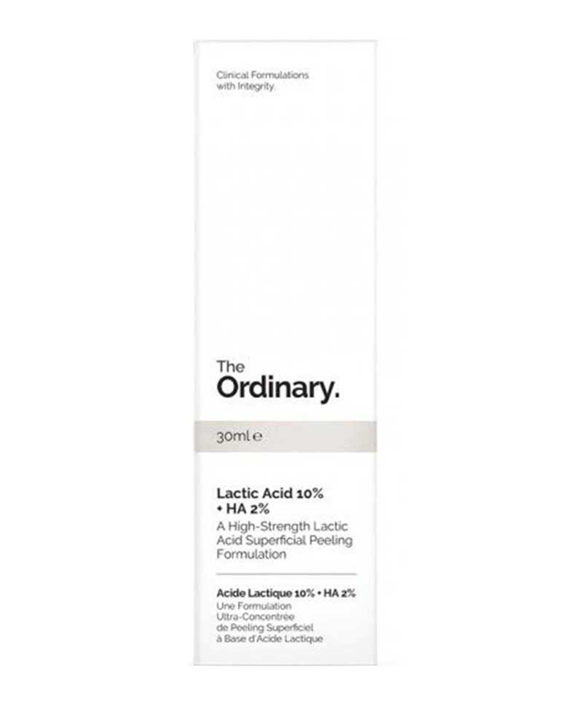 سرم لایه بردار اوردینری The Ordinary حاوی اسید لاکتیک 10% حجم 30ml