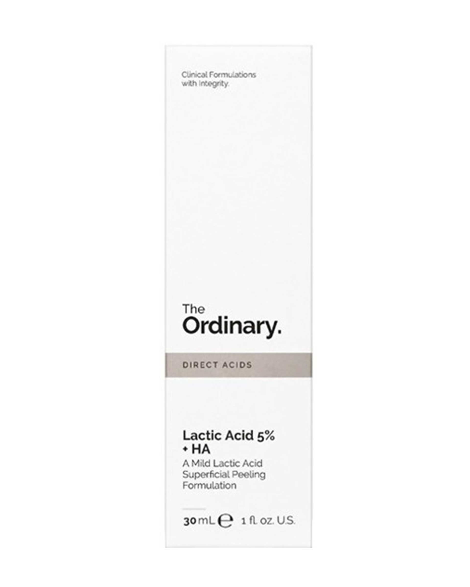 سرم لایه بردار و آبرسان اوردینری The Ordinary حاوی اسید لاکتیک 5% حجم 30ml