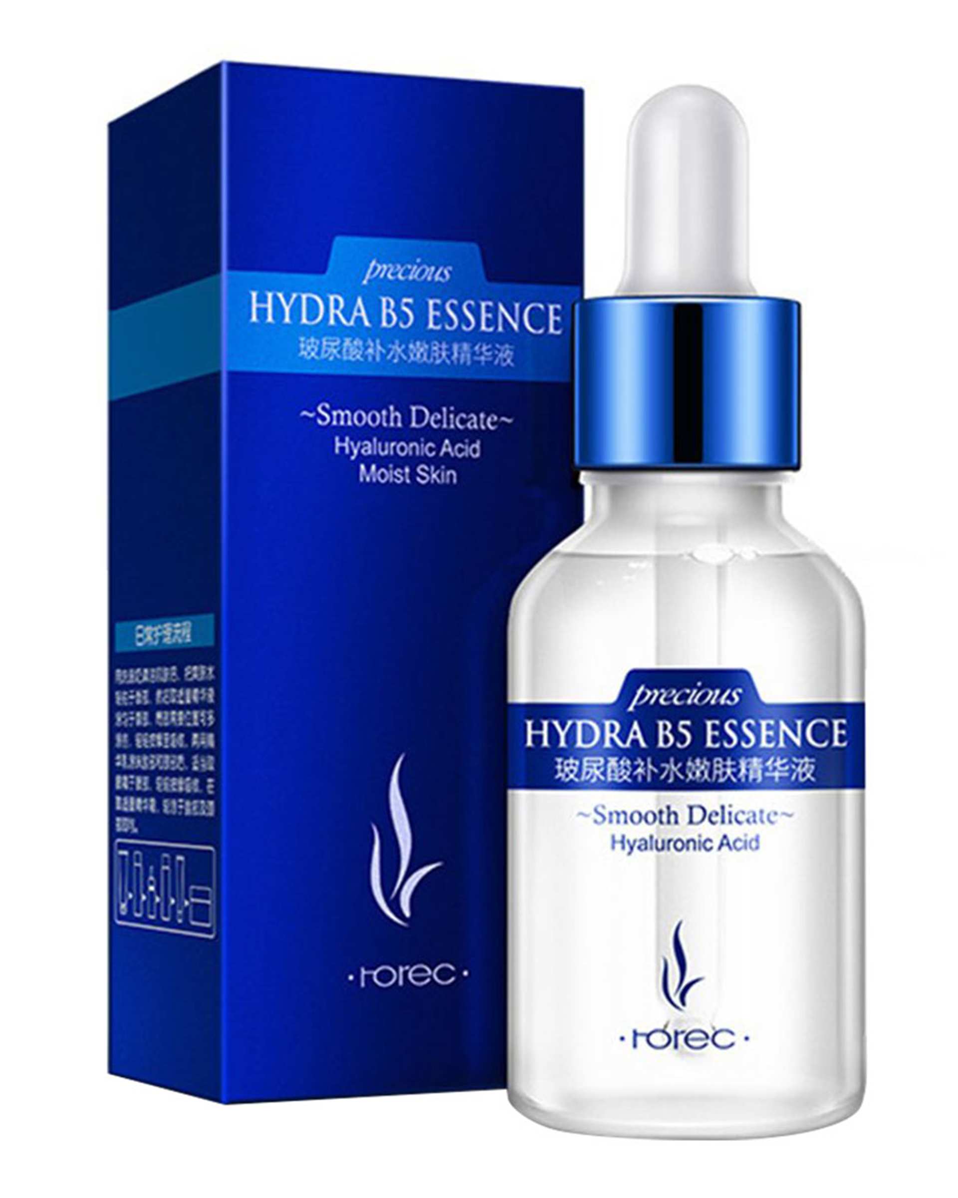 سرم صورت رطوبت رسان و جوان کننده رورک Rorec مدل Hydra B5 Essence حجم 15ml