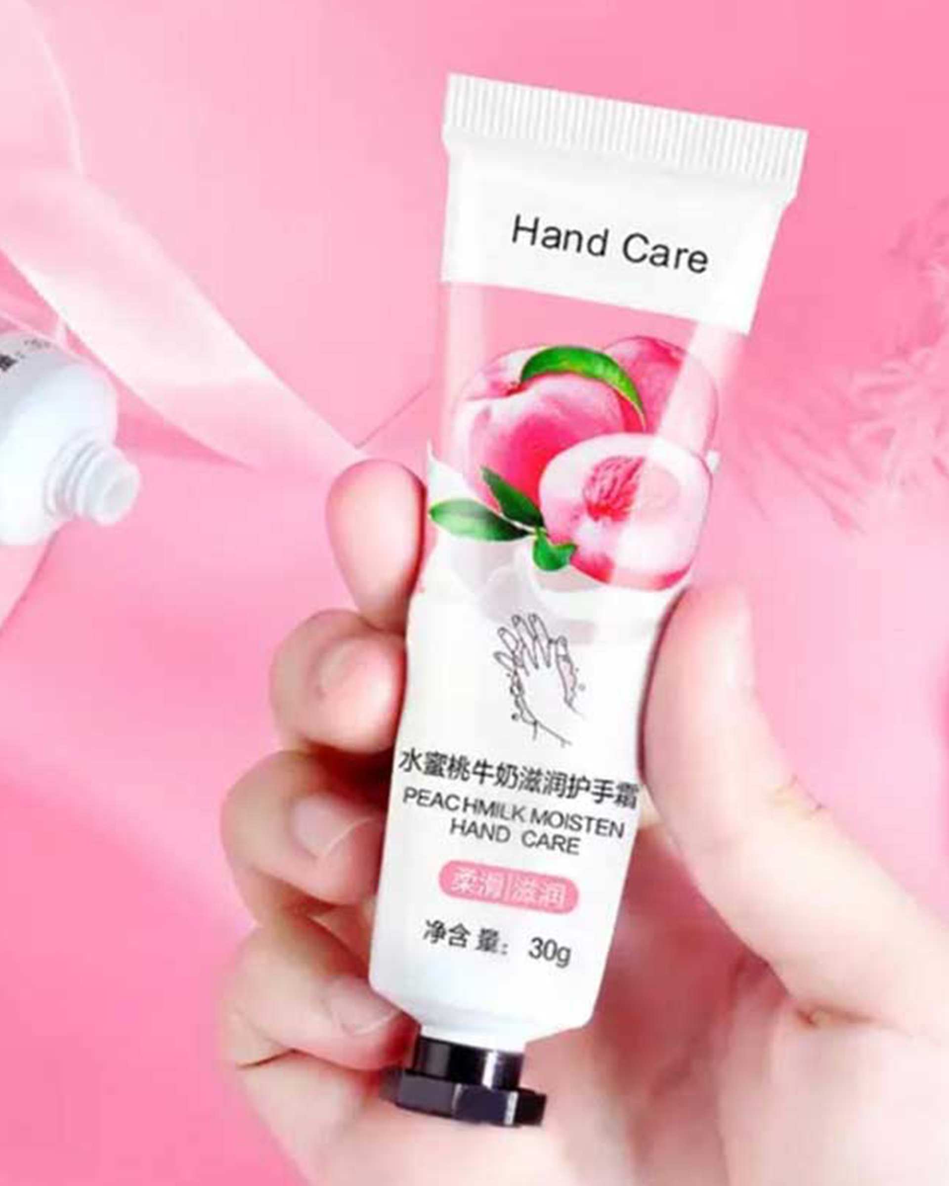 کرم نرم کننده دست هند کر Hand Care حاوی شیر و هلو 30 گرم