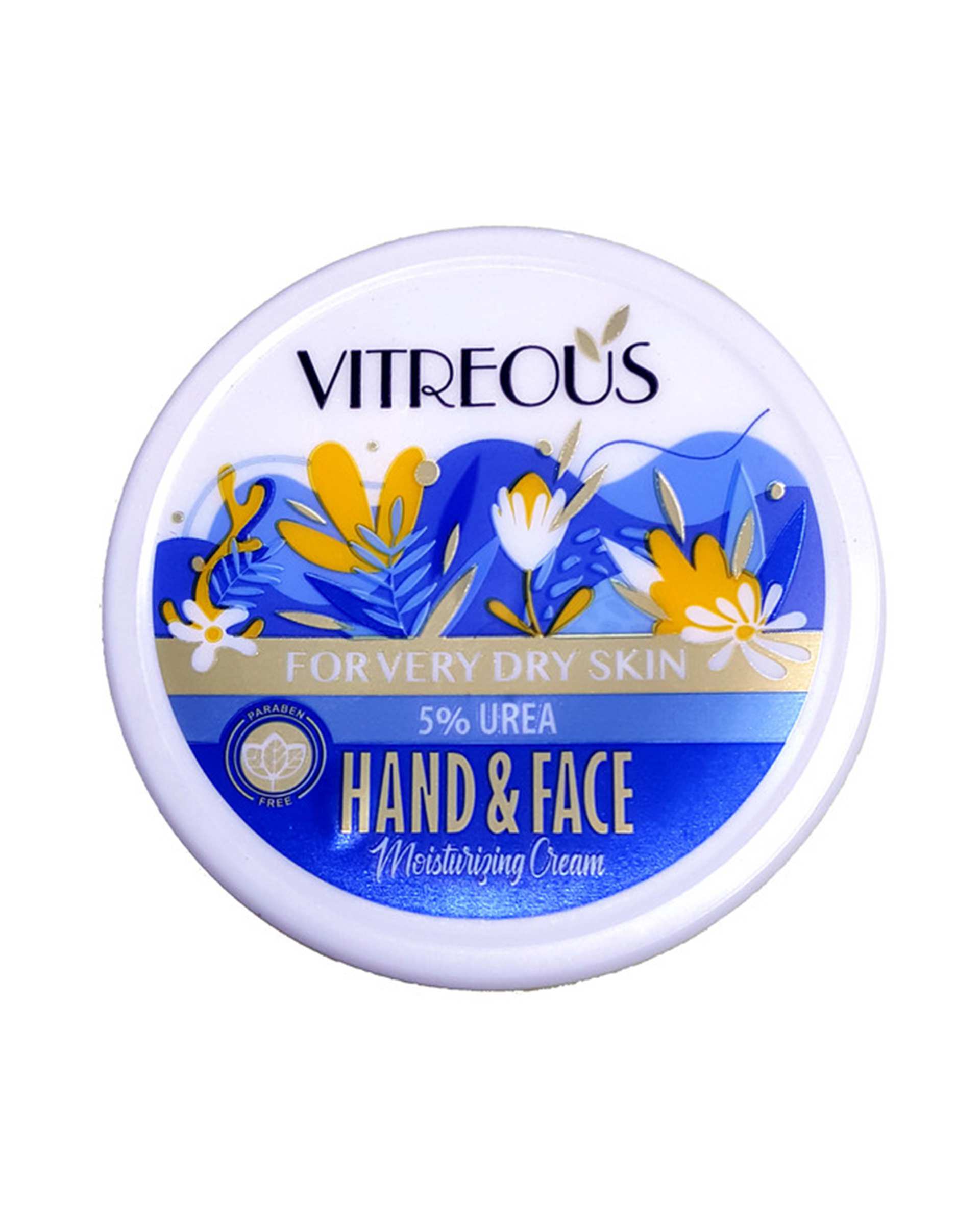 کرم مرطوب کننده دست و صورت ویتروس Vitreous حاوی اوره 5% حجم 150ml