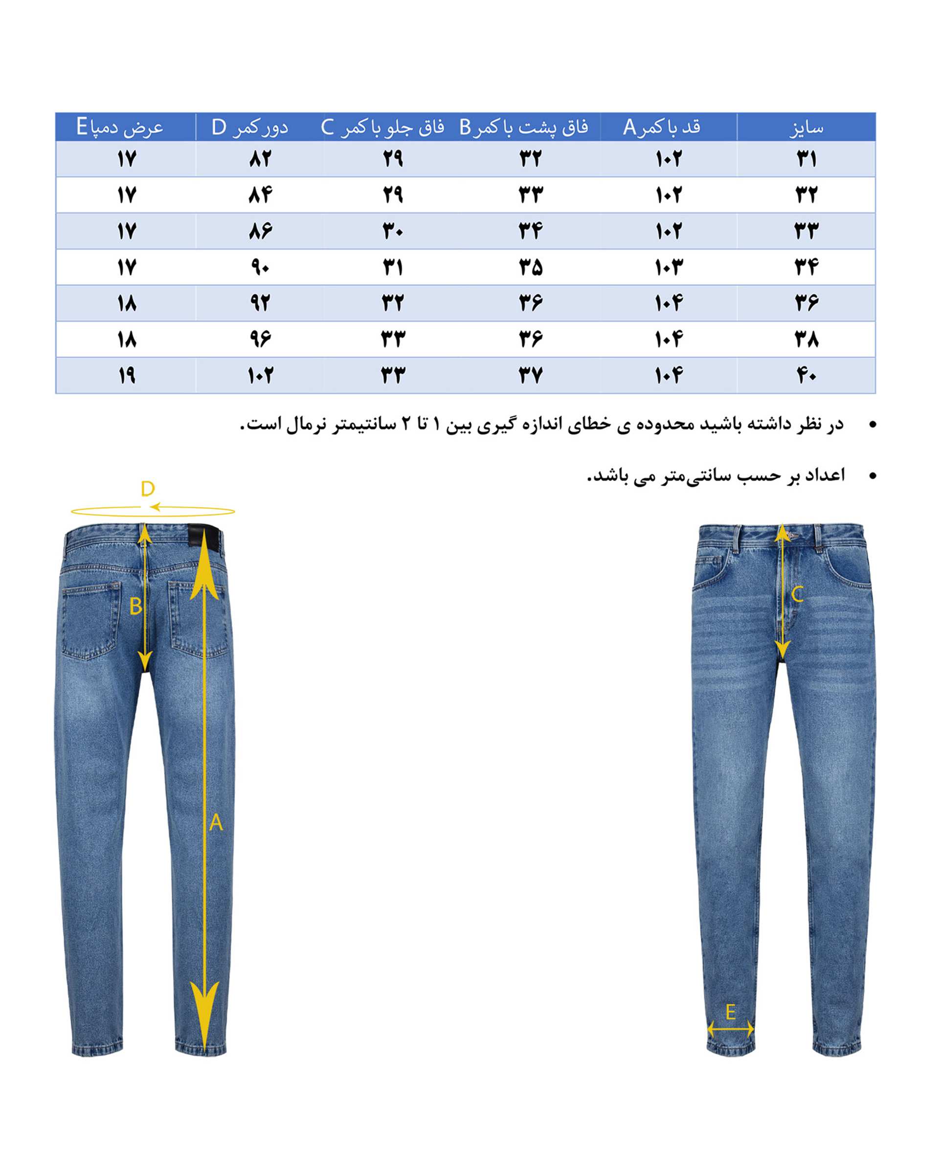 شلوار جین رگولار مردانه هوگرو 10386