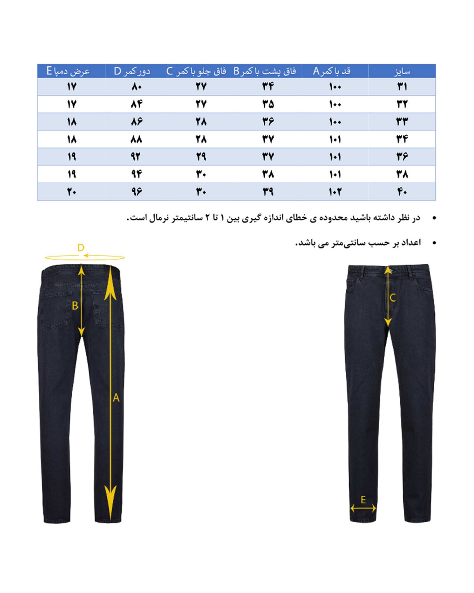 شلوار جین اسلیم مردانه 10383 هوگرو