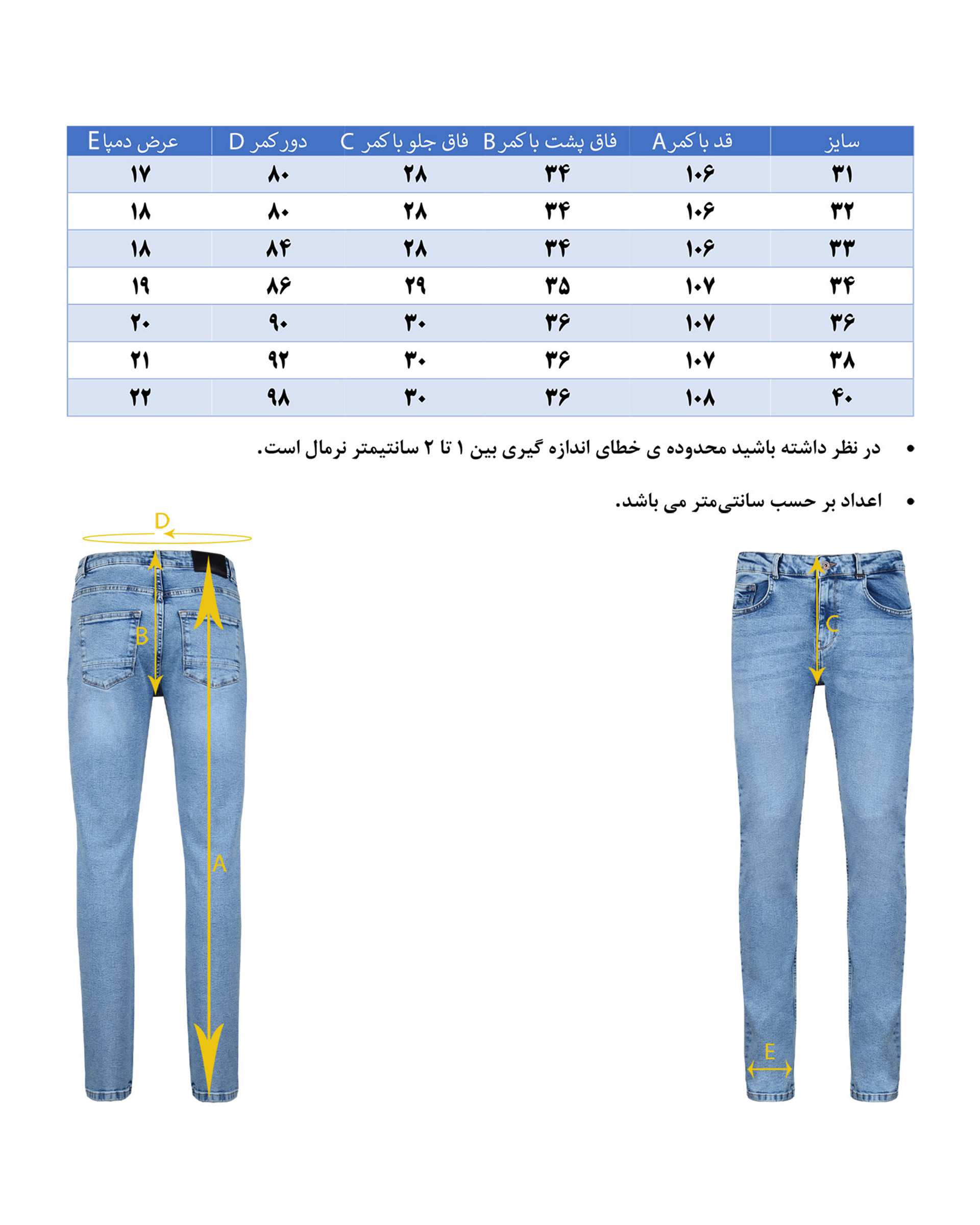 شلوار جین اسلیم مردانه 10384 هوگرو