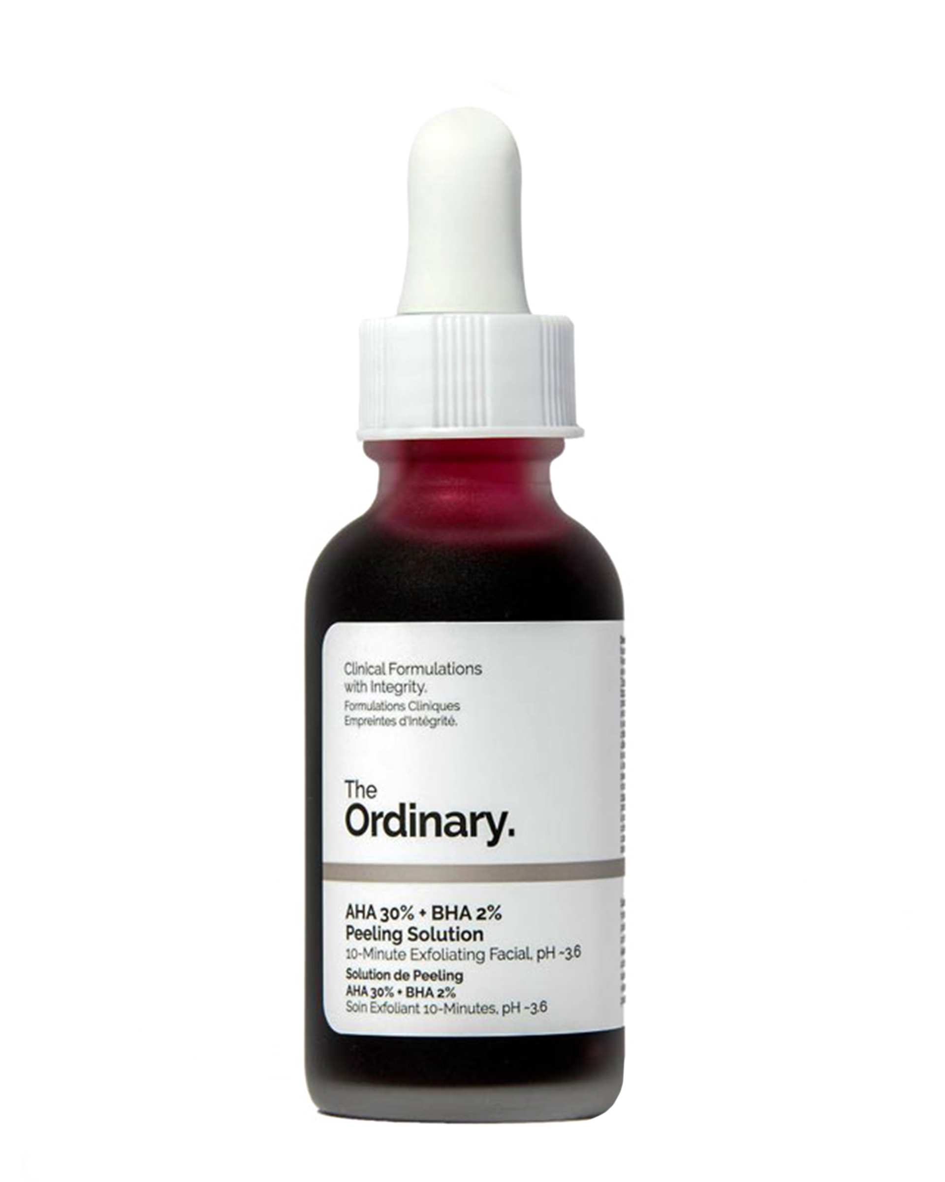 سرم پیلینگ لایه بردار صورت اوردینری The Ordinary مدل AHA %30 & BHA %2 Peeling Solution