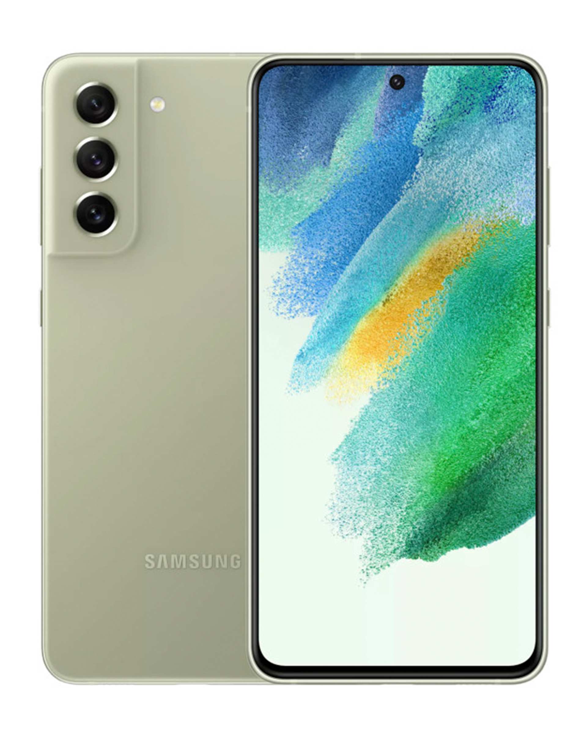 گوشی موبایل سامسونگ مدل Galaxy S21 FE 5G دو سیم‌ کارت ظرفیت 256 گیگابایت و رم 8 گیگابایت زیتونی