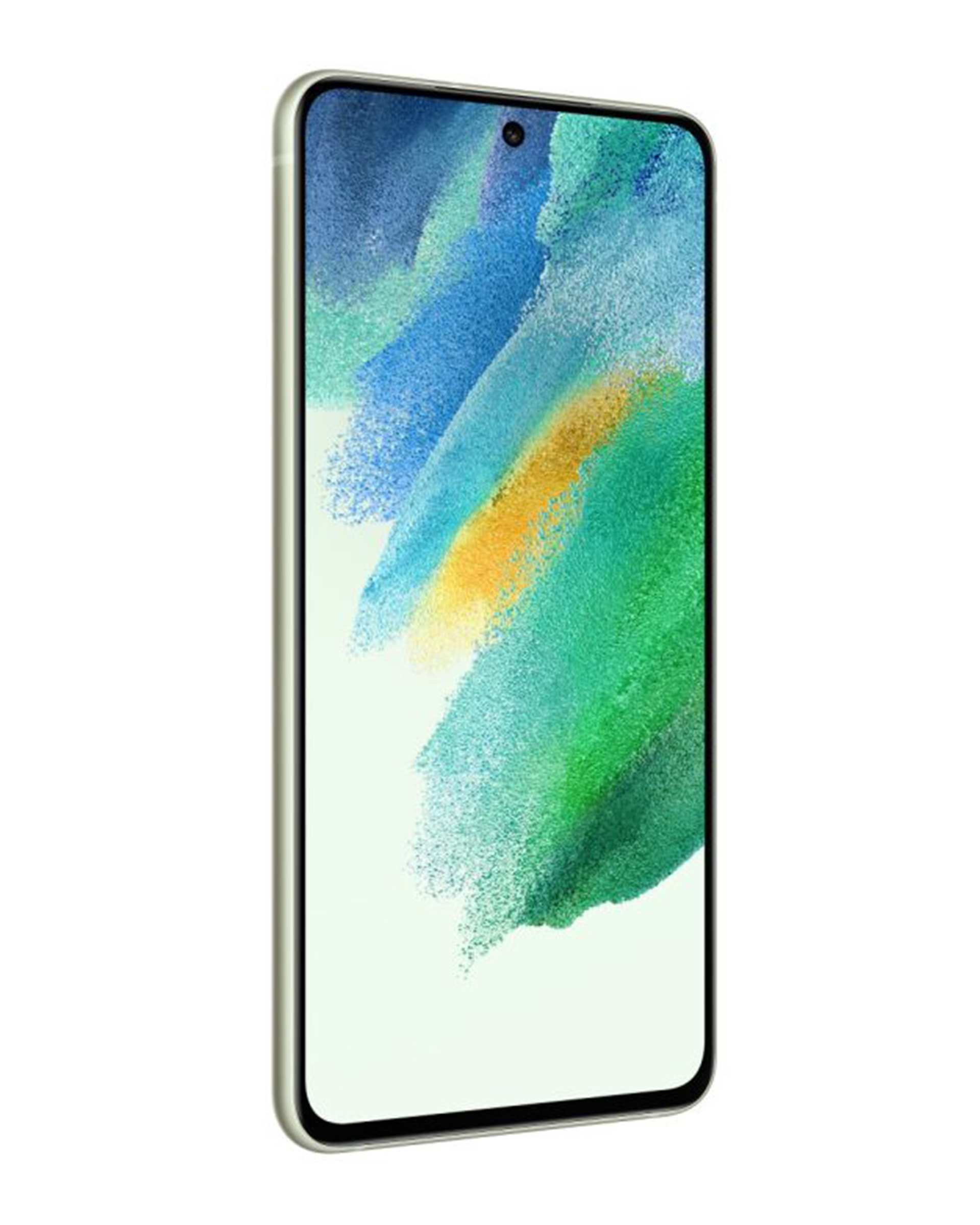 گوشی موبایل سامسونگ مدل Galaxy S21 FE 5G دو سیم‌ کارت ظرفیت 256 گیگابایت و رم 8 گیگابایت زیتونی