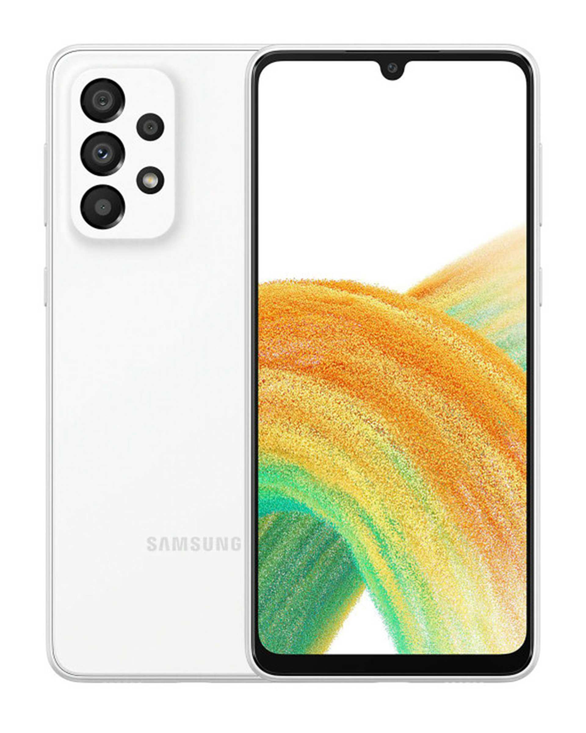 گوشی موبایل سامسونگ مدل Galaxy A33 5G  دو سیم کارت ظرفیت 128 گیگابایت و رم 8 گیگابایت سفید