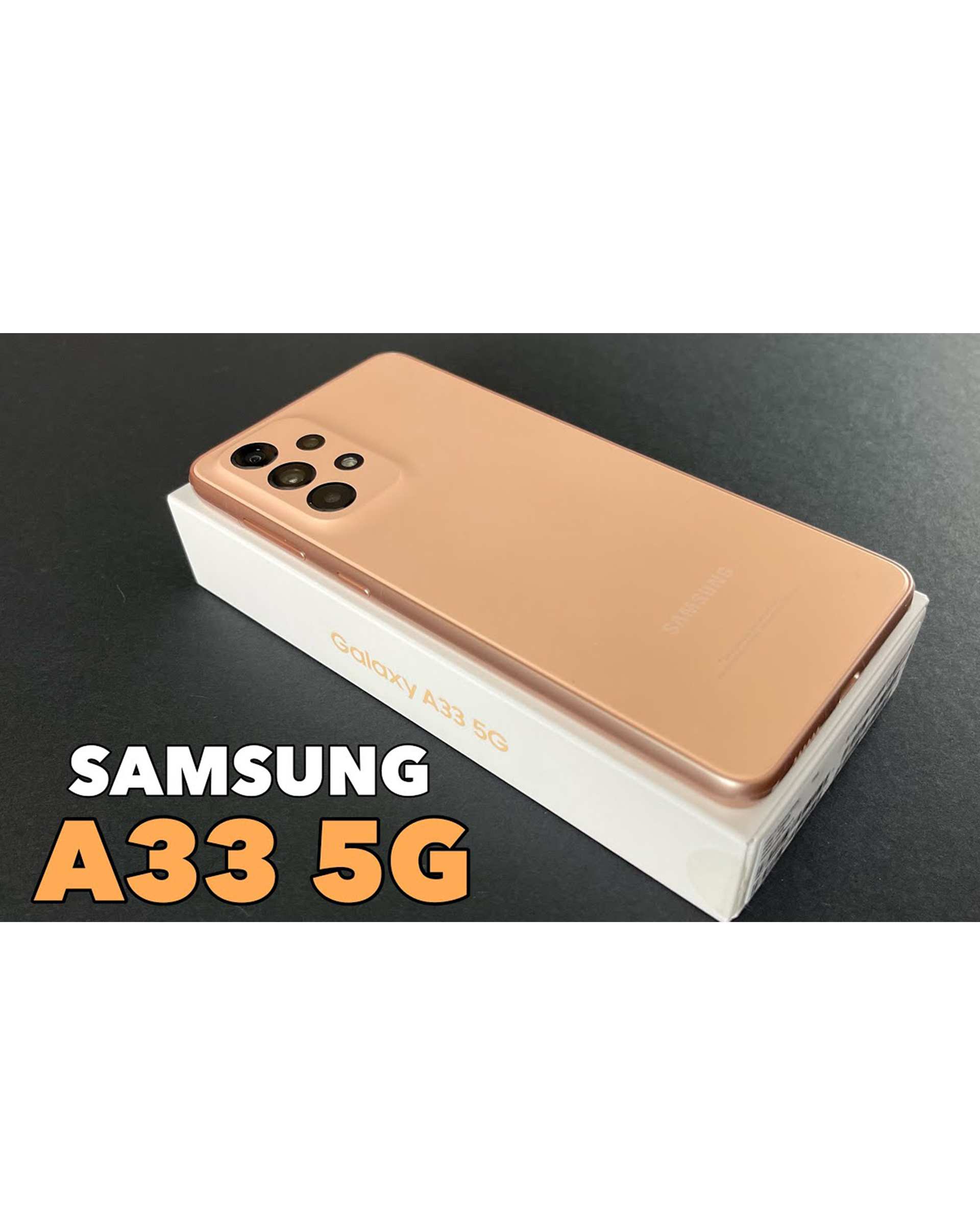 گوشی موبایل سامسونگ مدل Galaxy A33 5G  دو سیم کارت ظرفیت 128 گیگابایت و رم 8 گیگابایت گلبهی