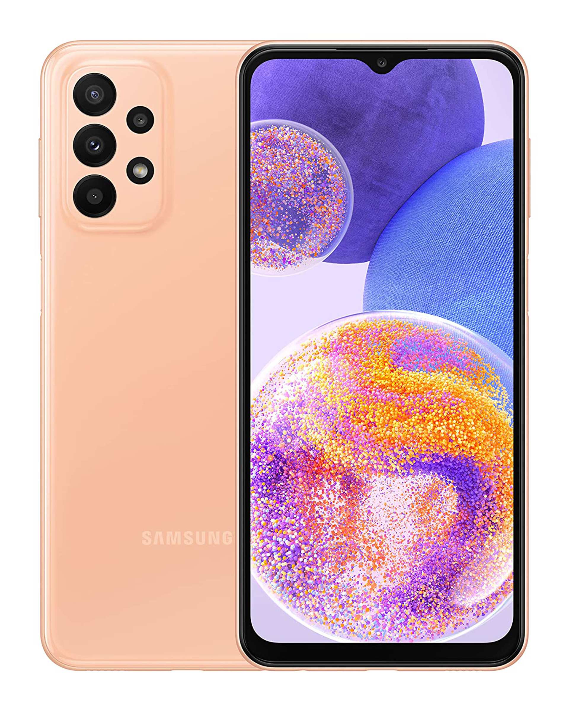 گوشی موبایل سامسونگ مدل Galaxy A23  دو سیم کارت ظرفیت 128 گیگابایت و رم 6 گیگابایت گلبهی