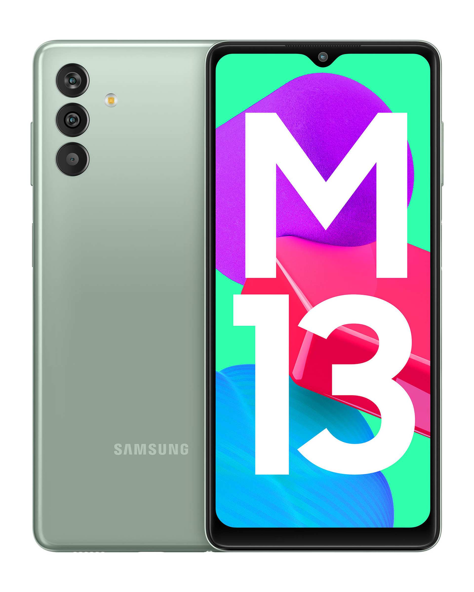 گوشی موبایل سامسونگ مدل Galaxy M13 دو سیم کارت ظرفیت 64 گیگابایت و رم 4 گیگابایت سبز