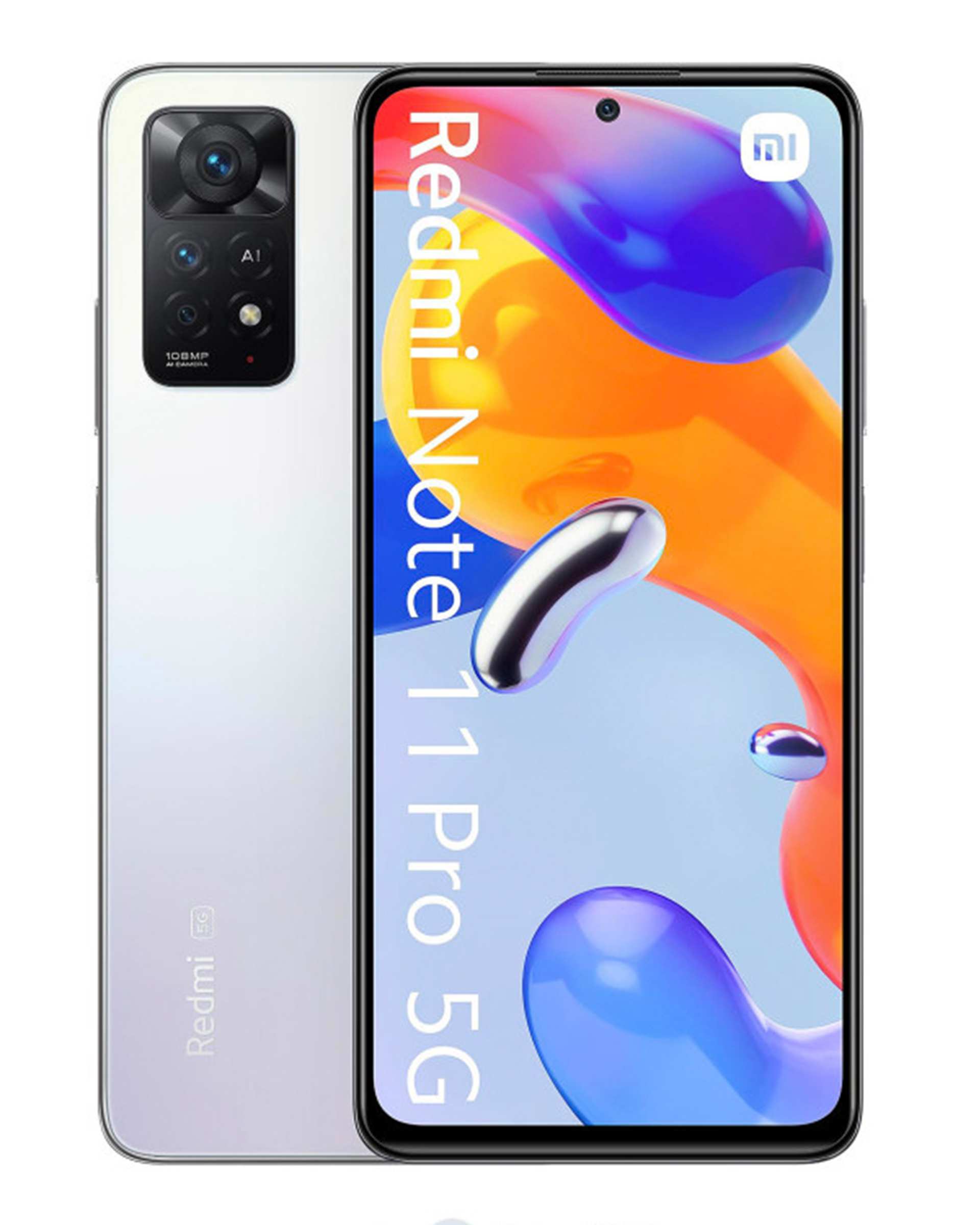 گوشی موبایل شیائومی مدل Redmi Note 11 pro 5G دو سیم‌ کارت ظرفیت 128 گیگابایت و رم 8 گیگابایت سفید