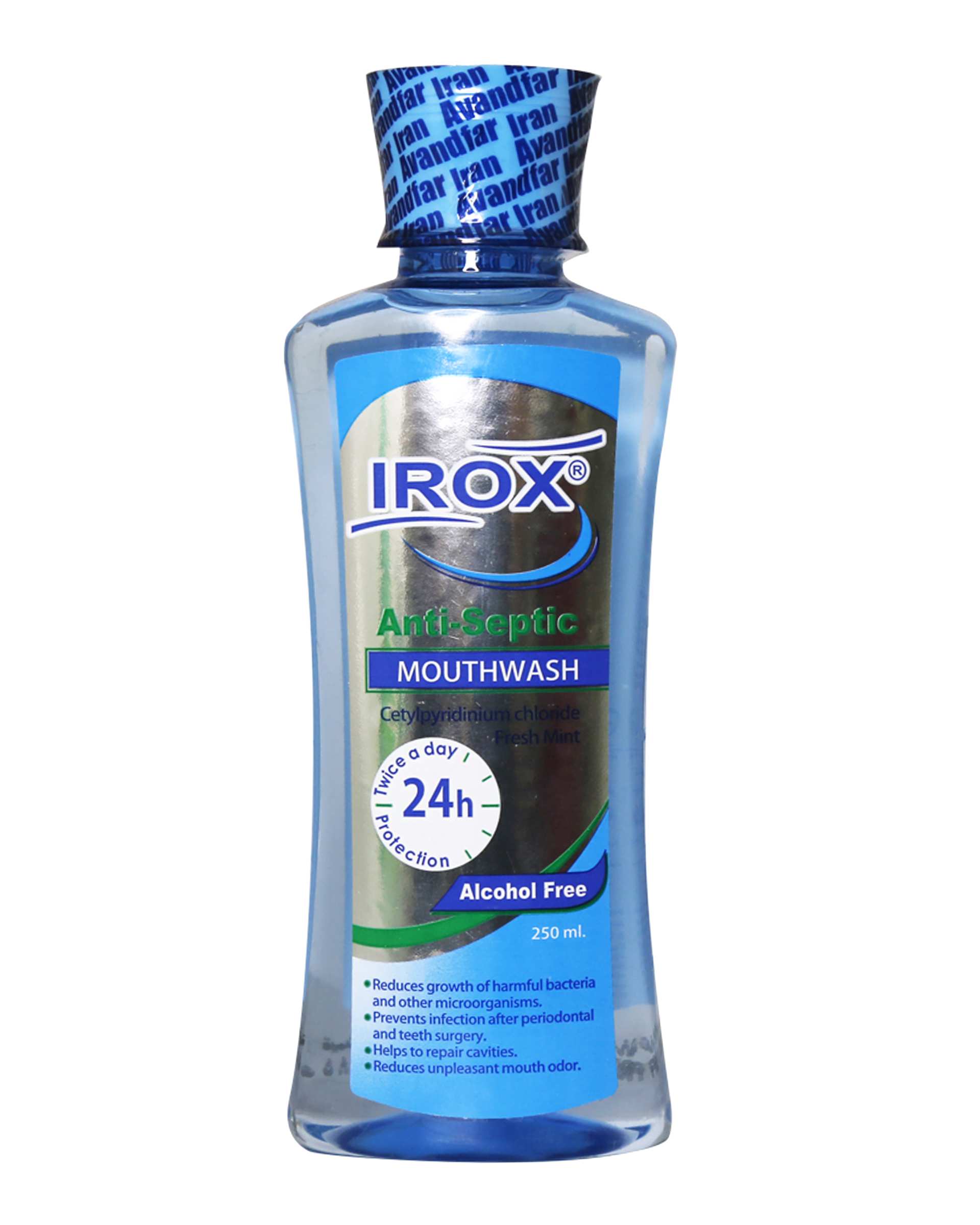 دهانشویه ایروکس Irox مدل Anti Septic حجم 250ml