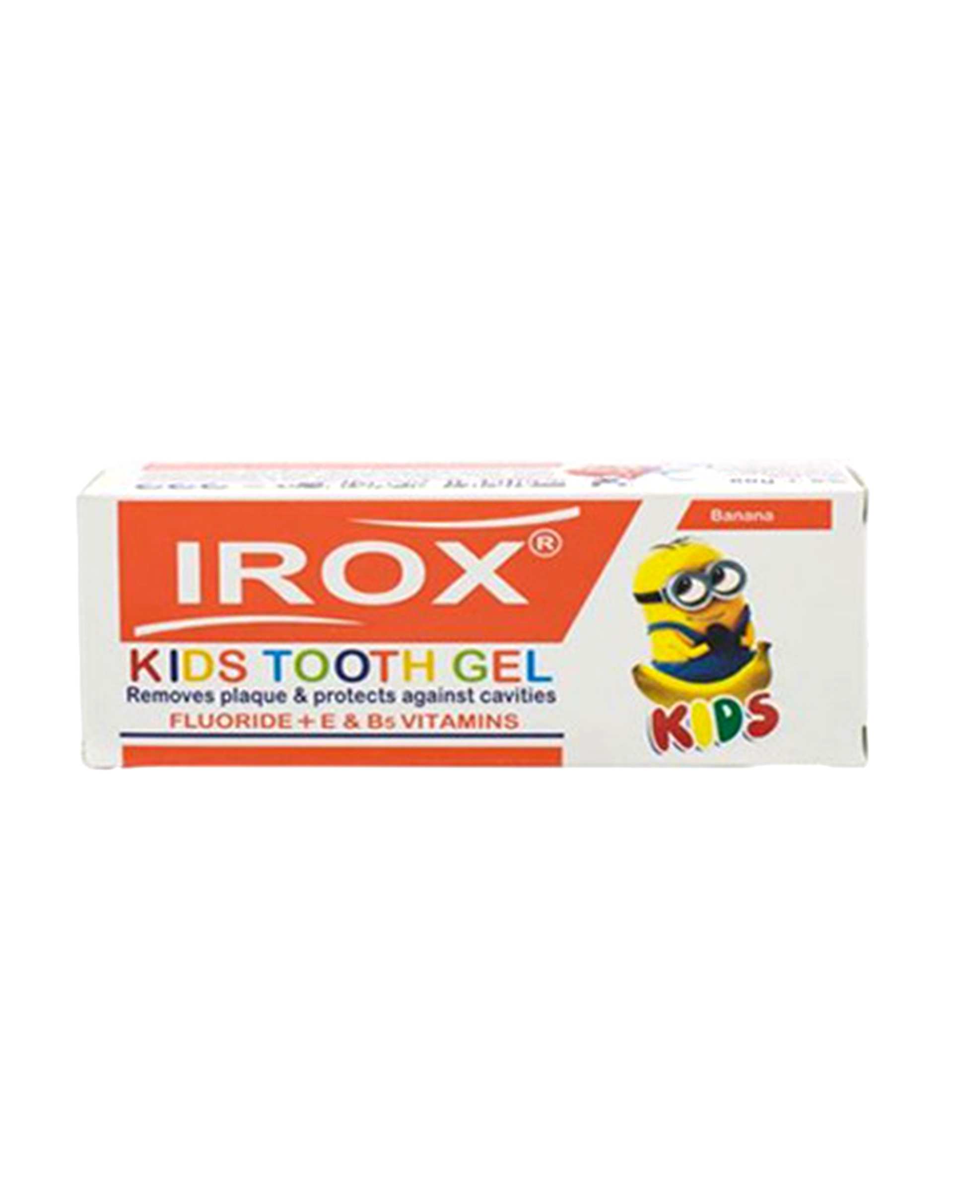 خمیر دندان کودک ژله ای ایروکس Irox مدل Banana حجم 80ml