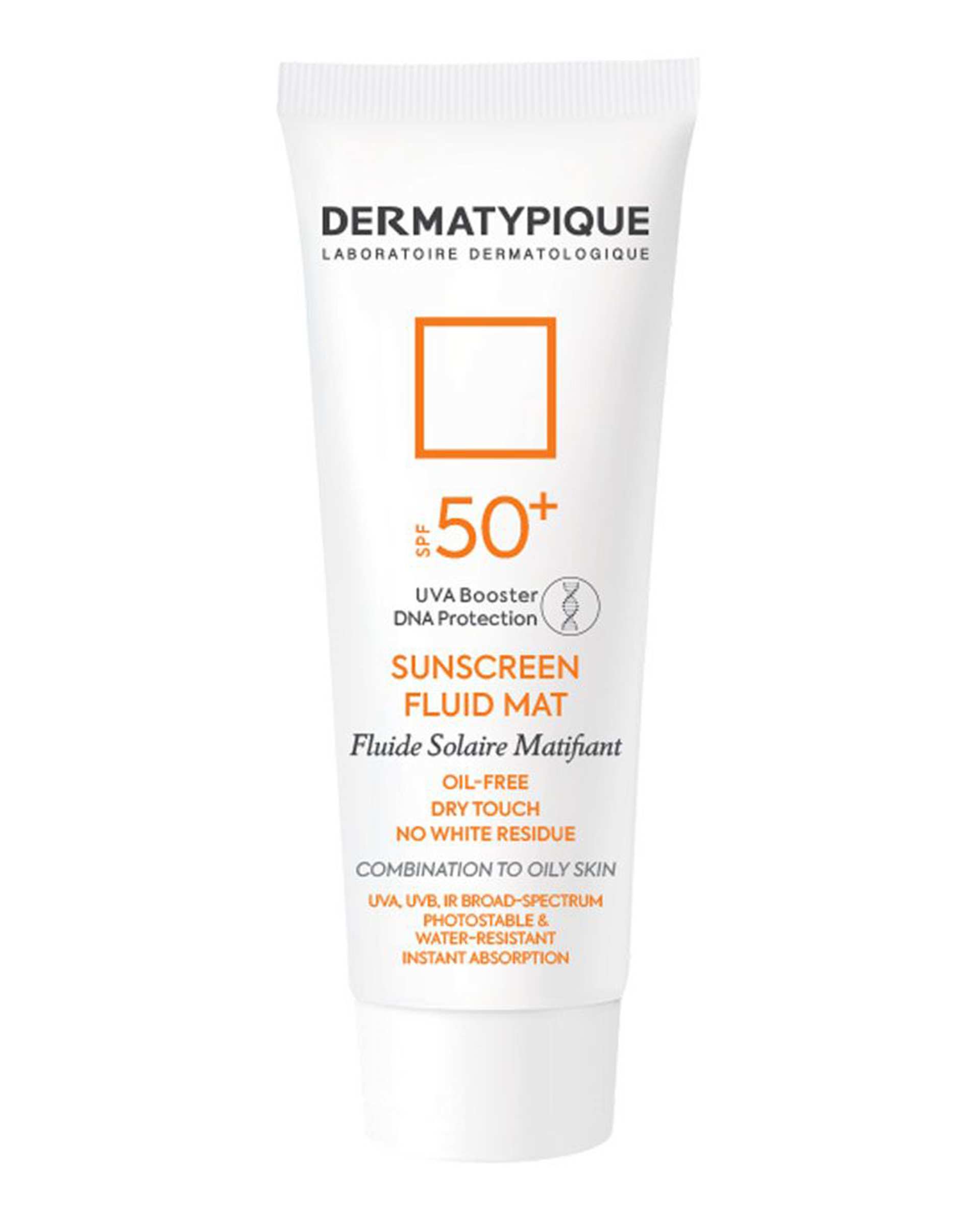 فلوئید ضد آفتاب بی رنگ SPF50 فاقد چربی درماتیپیک Dermatypique