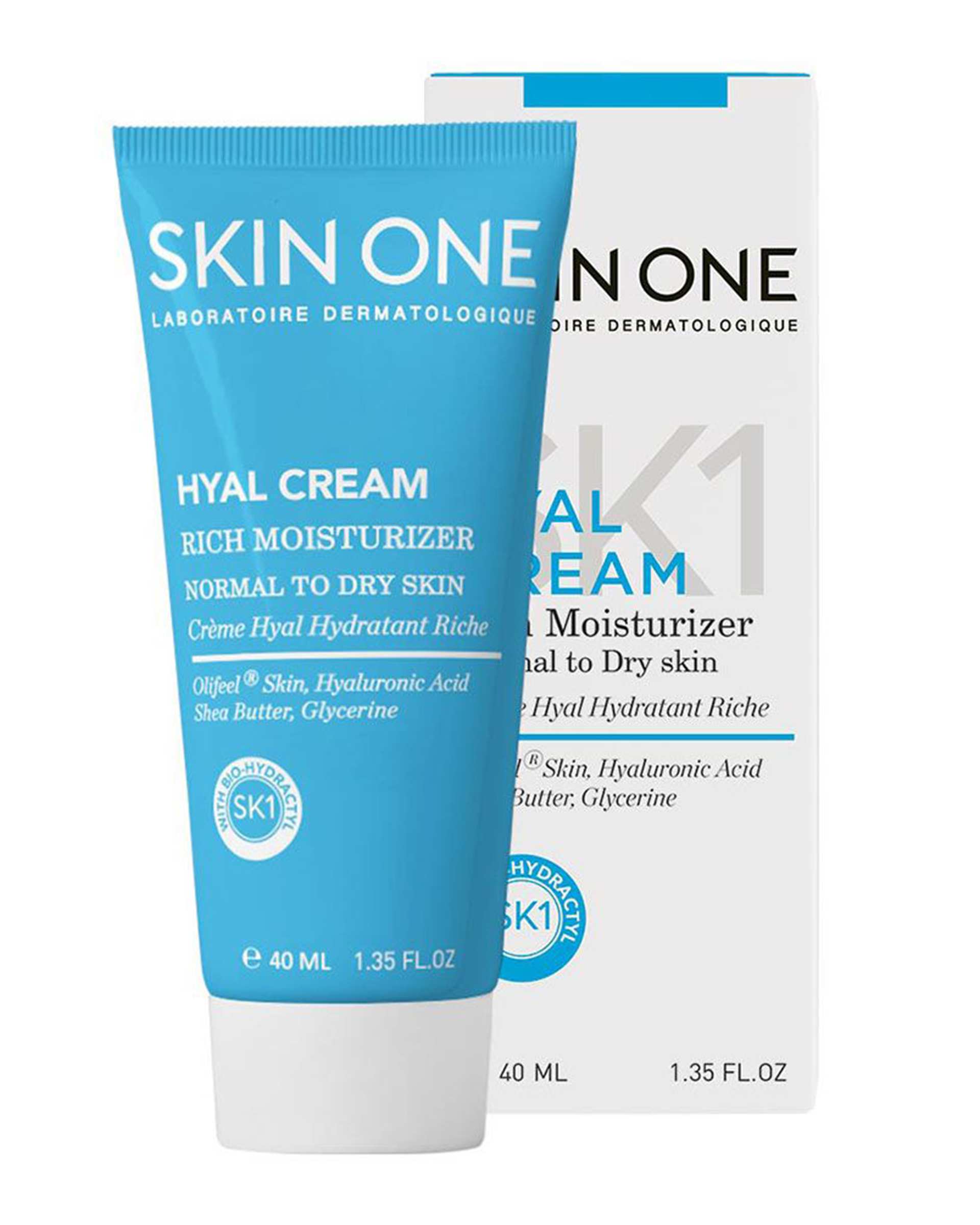 کرم مرطوب کننده و مغذی صورت هیال اسکین وان Skin One مدل Hyal Cream