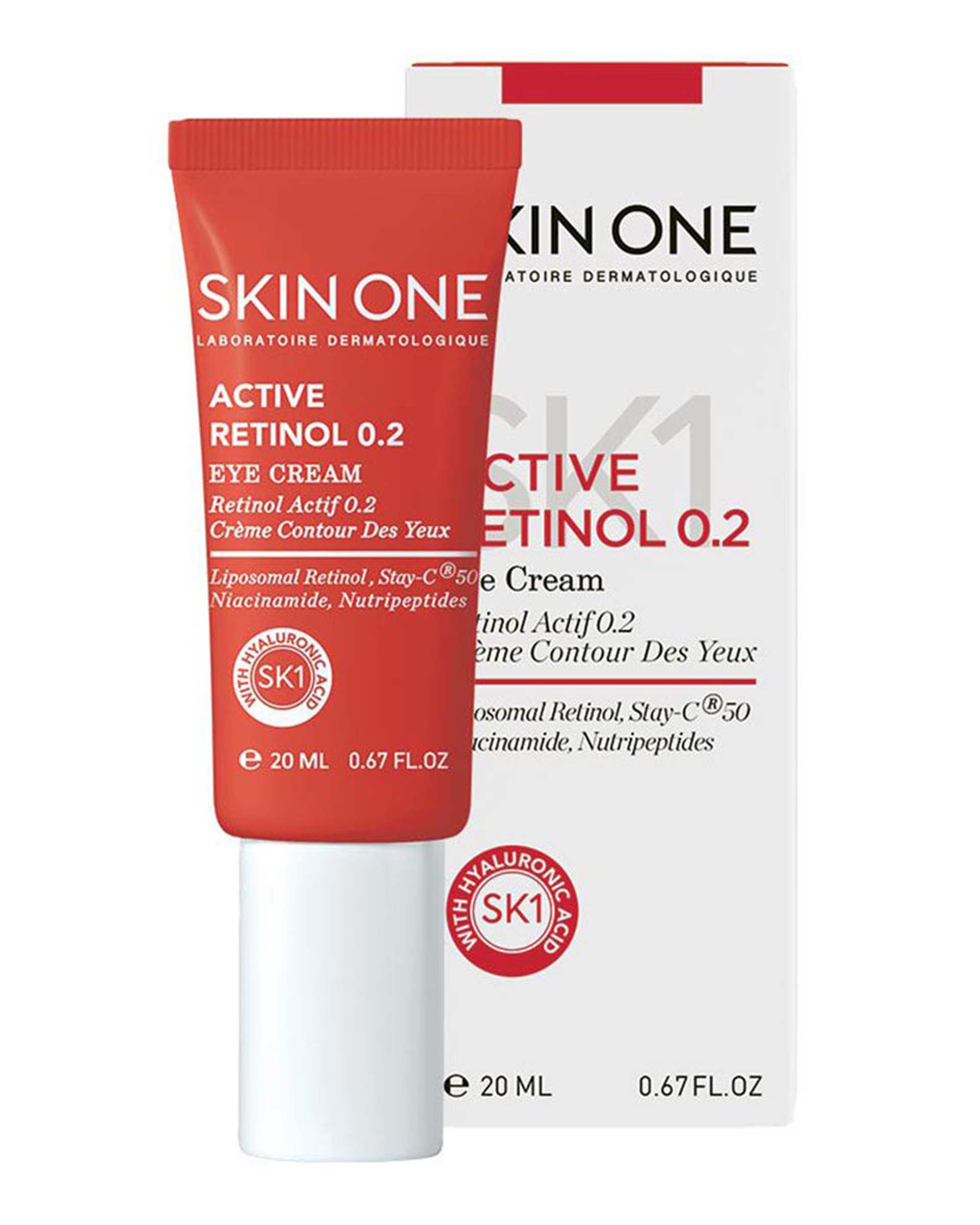 کرم دور چشم اکتیو رتینول 0.2 اسکین وان Skin One مدل Active Retinol