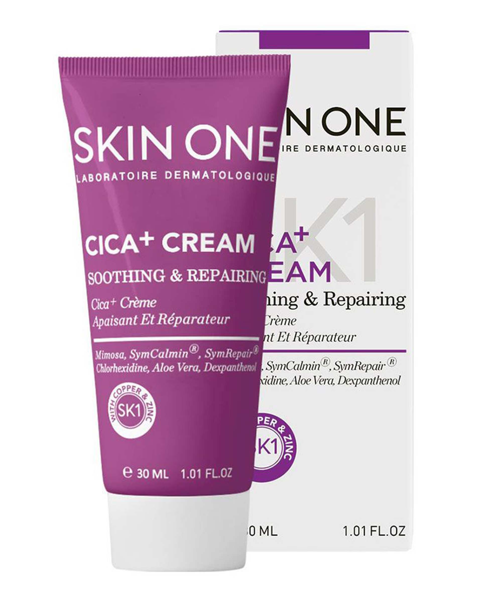 کرم ترمیم کننده پوست سیکا پلاس اسکین وان Skin One مدل CICA Plus