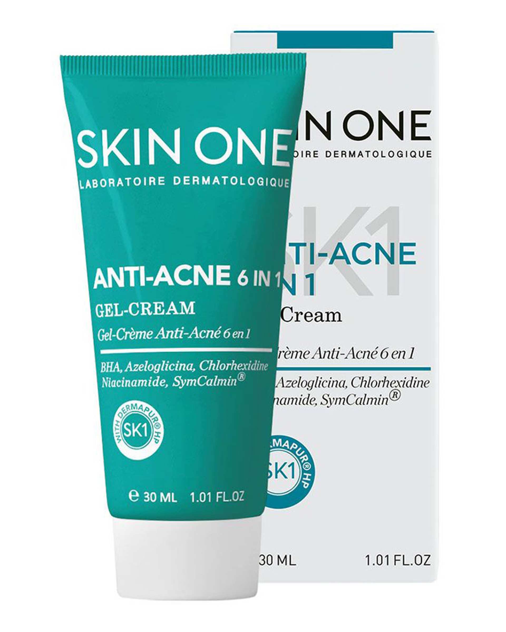 ژل کرم ضد جوش 6 در 1 اسکین وان Skin One مدل Anti Acne 6 In 1 Gel Cream