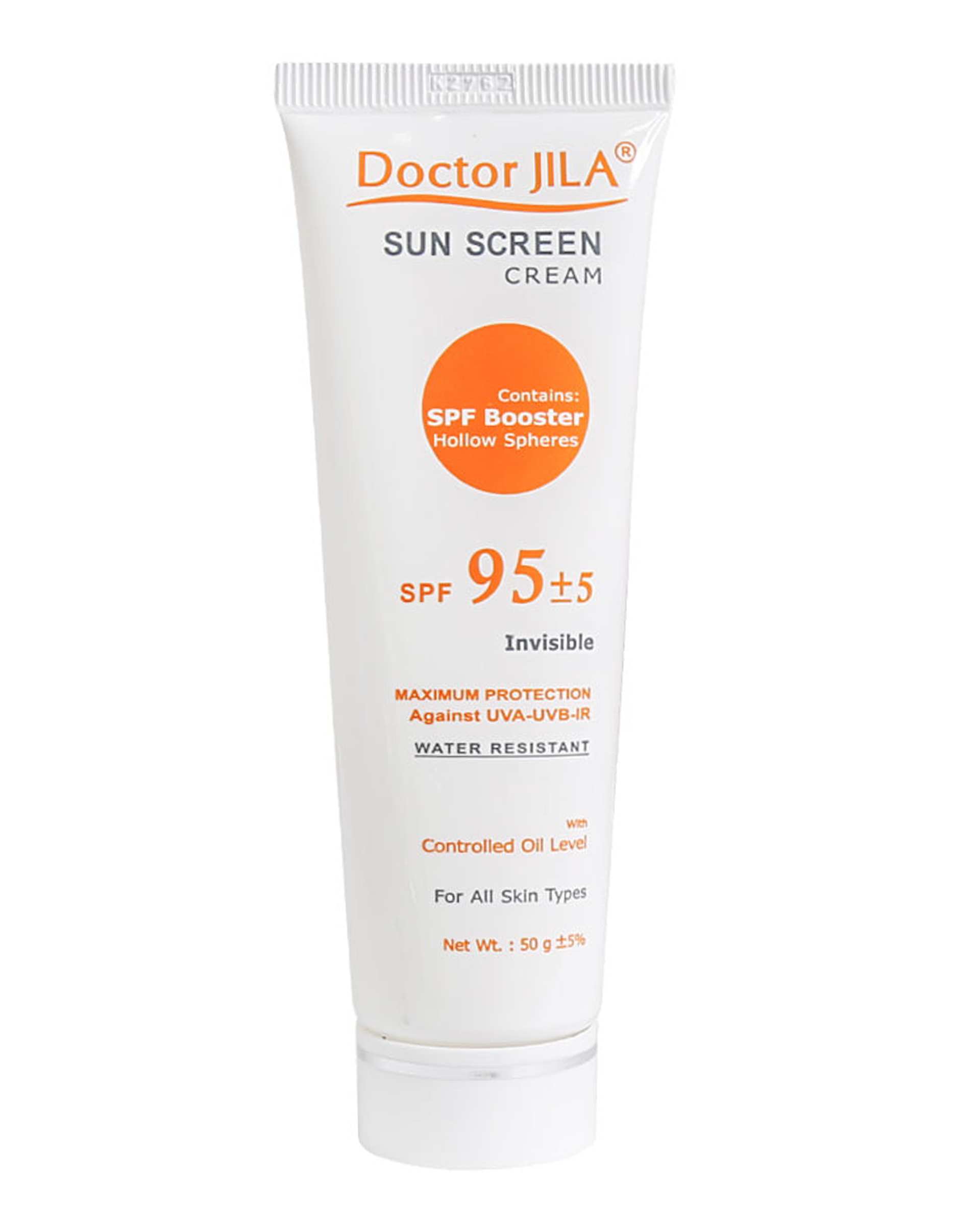 کرم ضد آفتاب بی رنگ SPF95 دکتر ژیلا Doctor Jila وزن 50 گرم