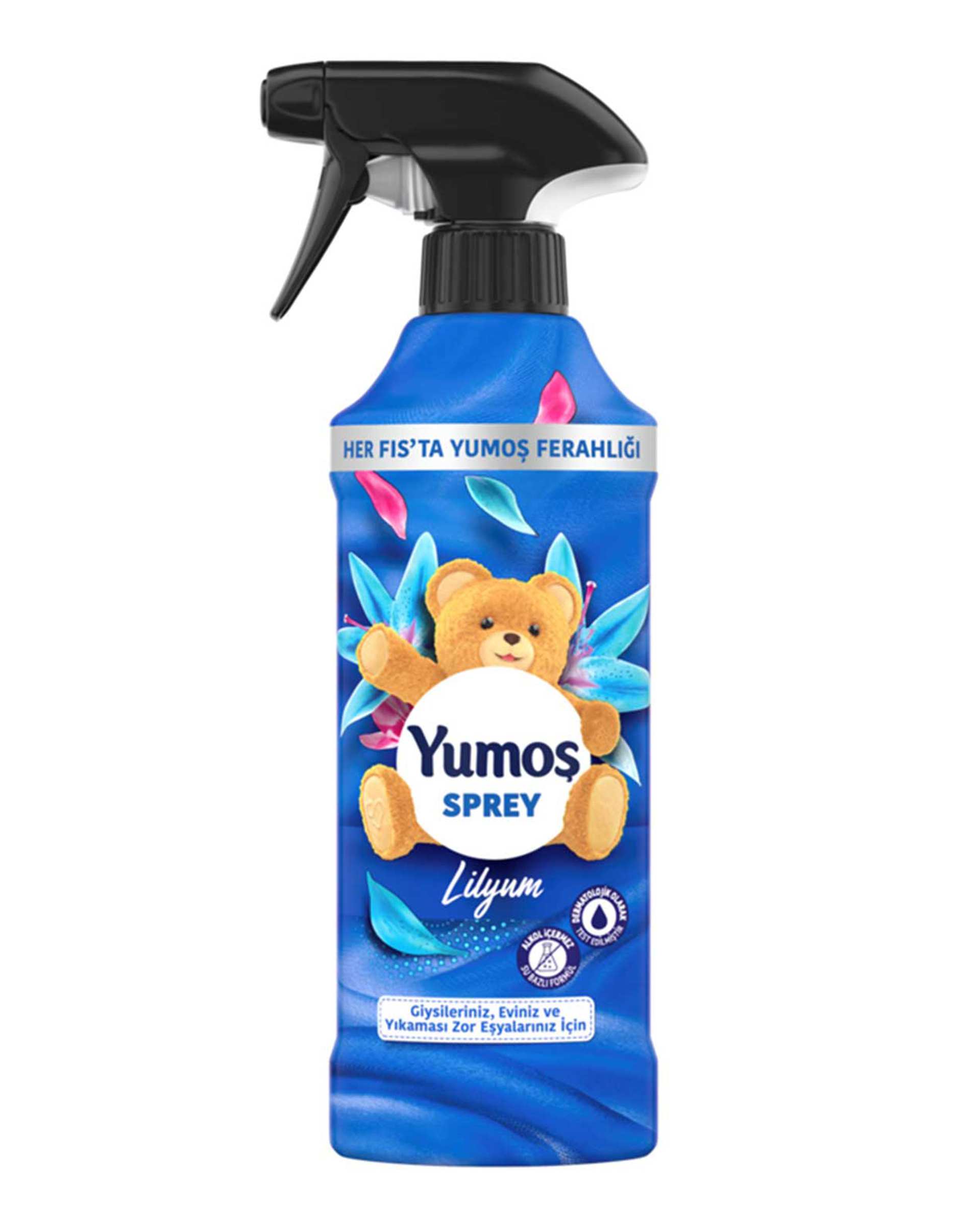 اسپری خوشبو کننده هوا یوموش Yumos مدل Lilyum yumos رایحه لیلیوم 450ml