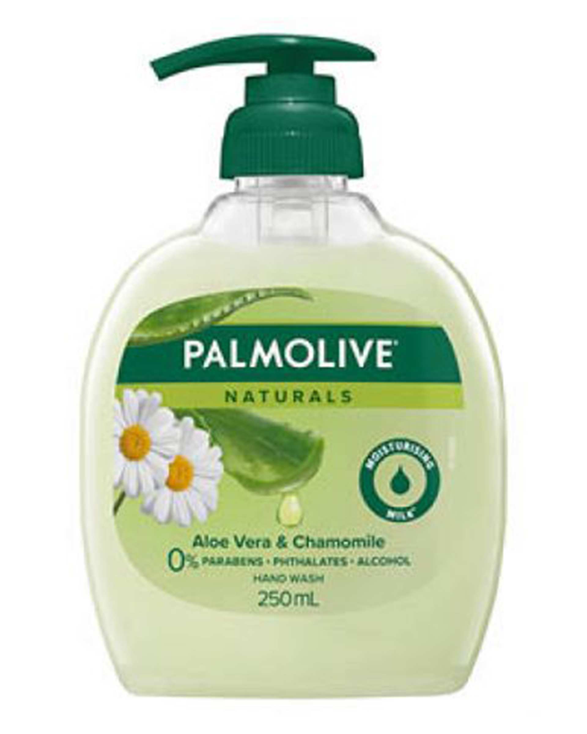 مایع دستشویی پالمولیو Palmolive رایحه آلوئه ورا و بابونه 250ml