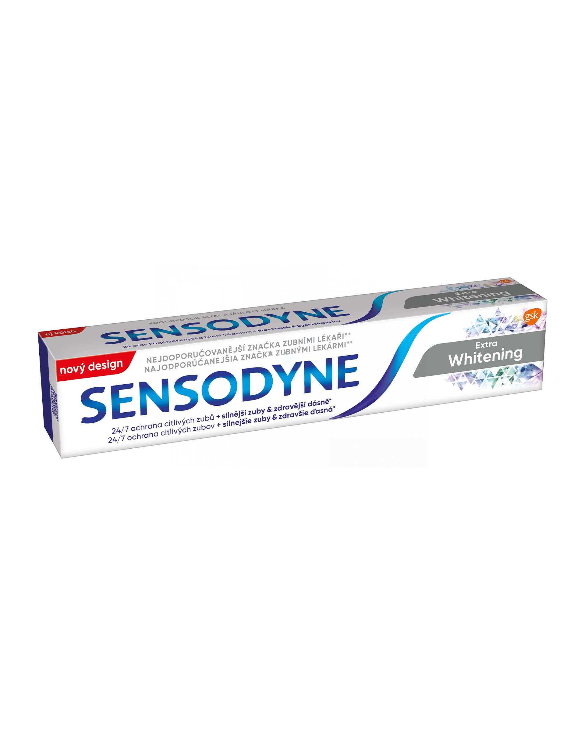 خمیر دندان سفید کننده سنسوداین Sensodyne مدل Extra Whitening وزن 75 گرم