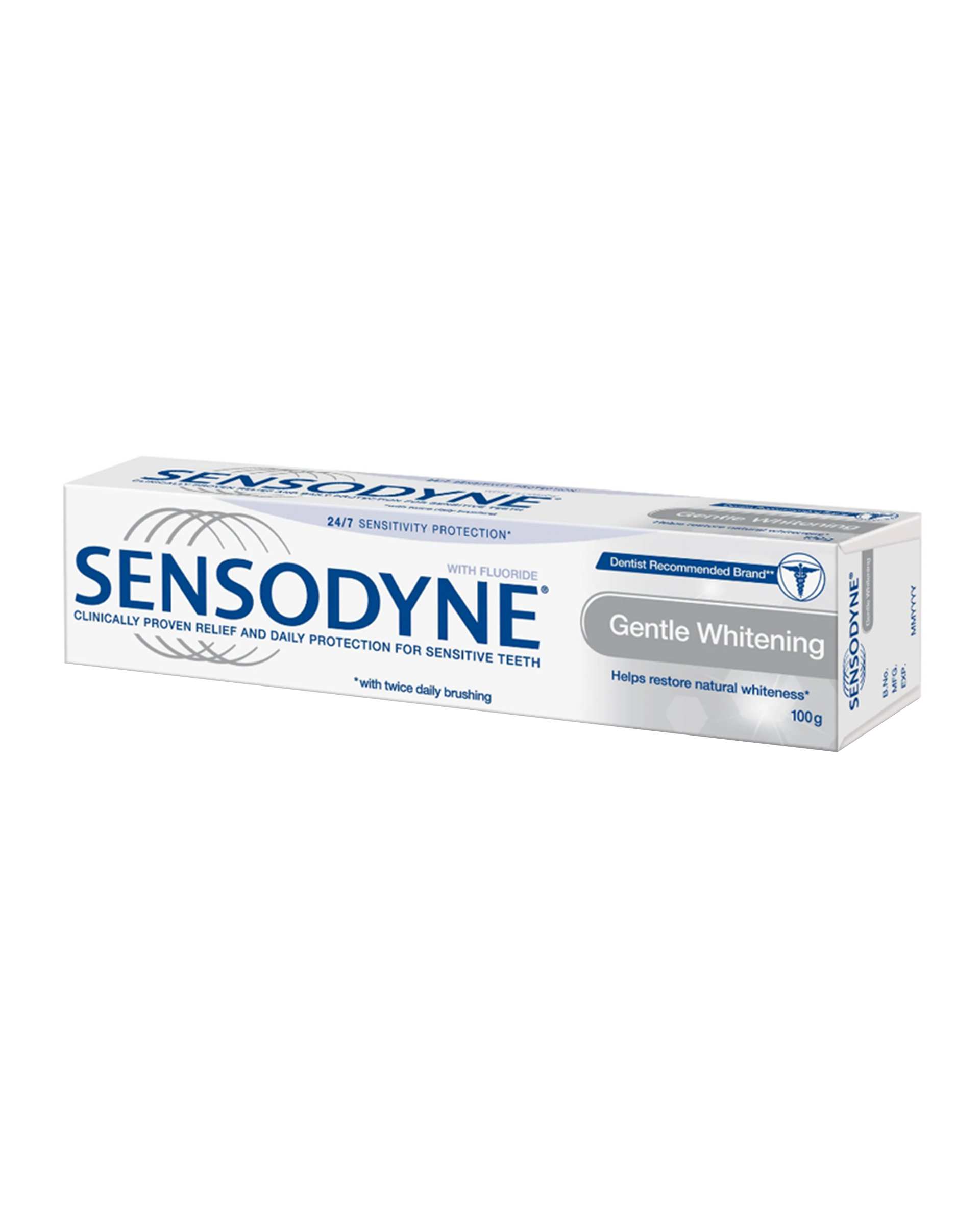 خمیر دندان فلوراید سنسوداین Sensodyne مدل Gentle Whitening