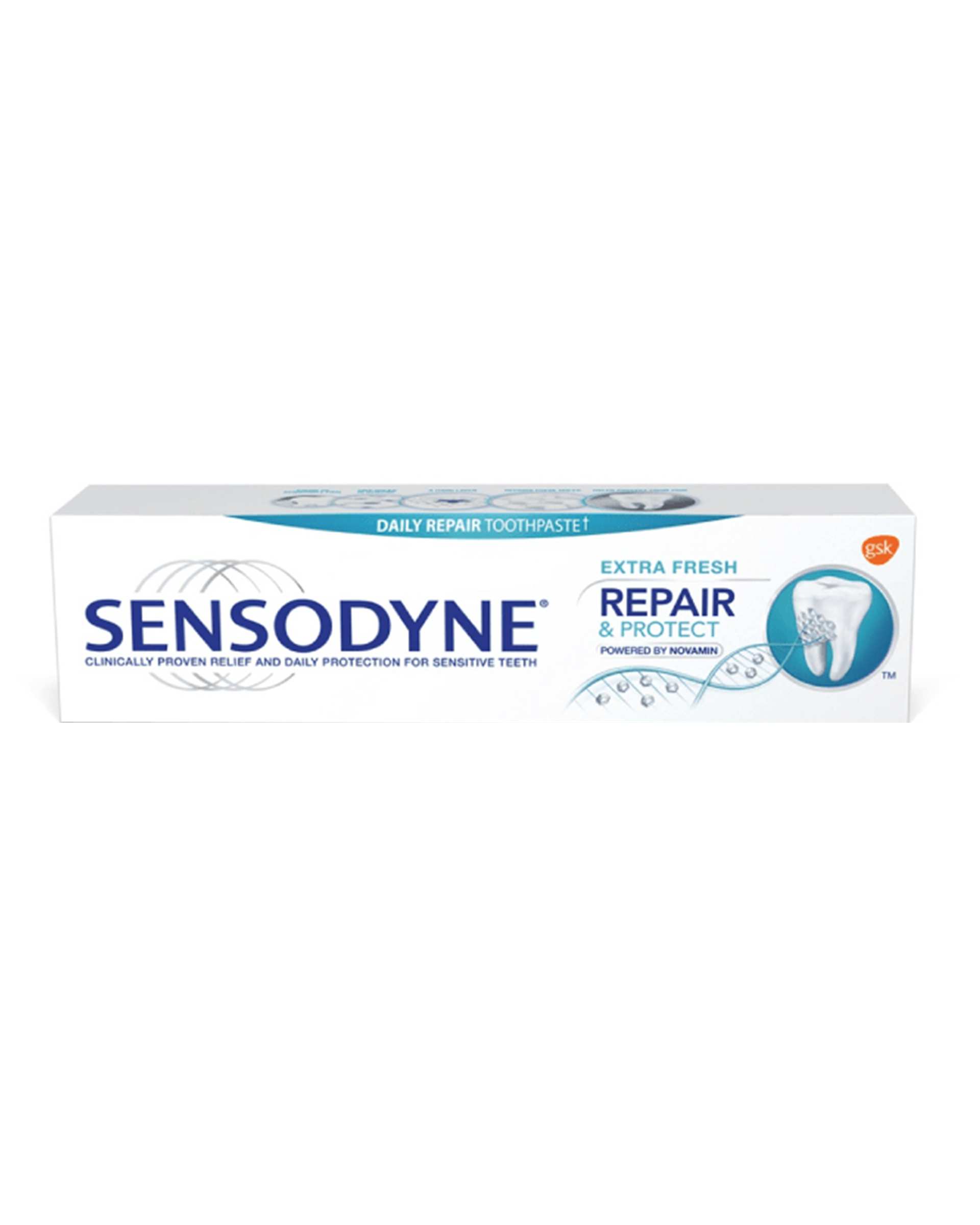 خمیر دندان سنسوداین Sensodyne مدل Repair & Protect اکسترا فرش 75ml