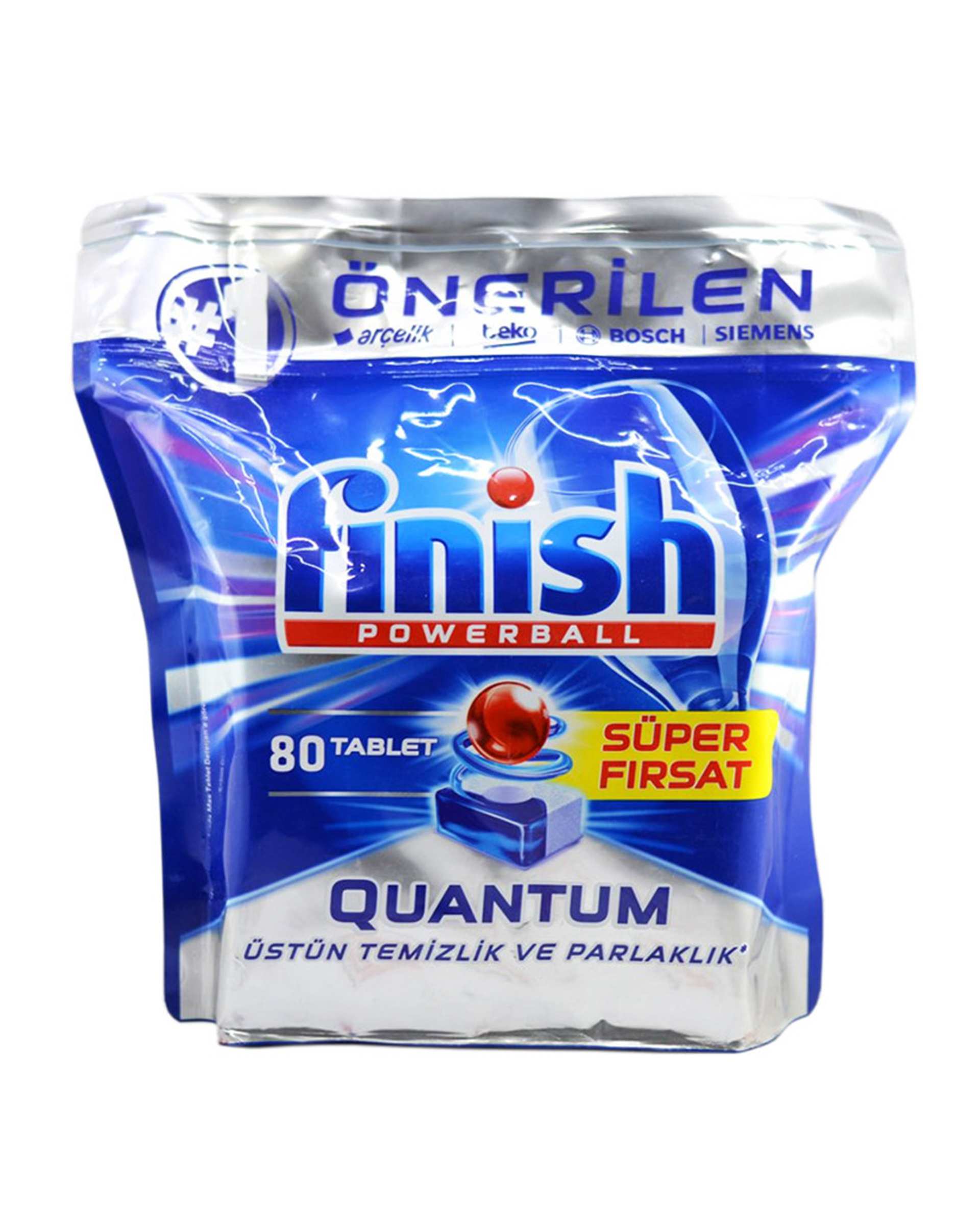 قرص ماشین ظرفشویی فینیش Finish مدل Quantum بسته 80 عددی