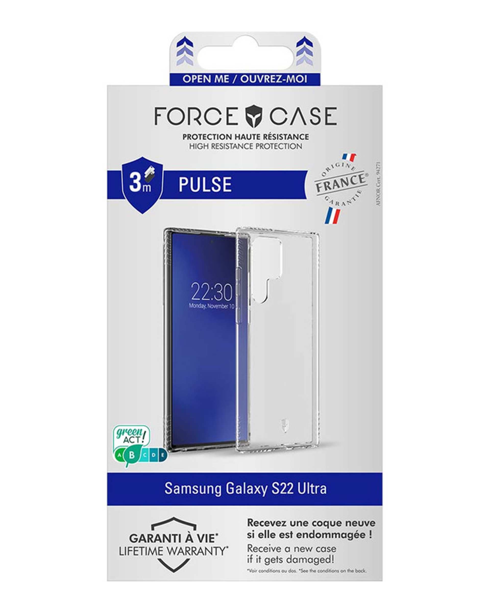 کاور فورس Force مدل FCPULSGS22UT Pulse مناسب برای گوشی موبایل سامسونگ G S22 Ultra 5G