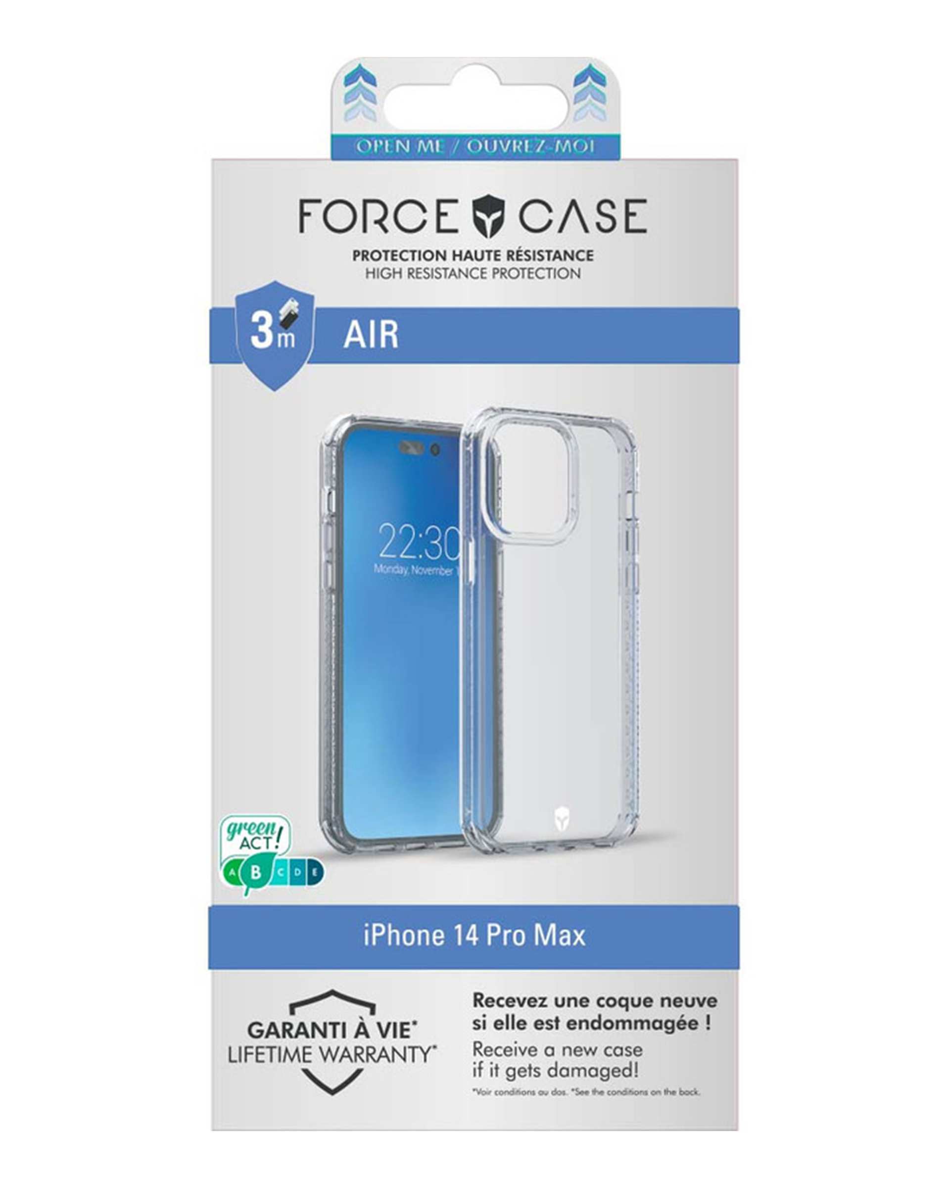 کاور فورس Force مدل FCAIRIP14PMT Air مناسب برای گوشی موبایل اپل iPhone 14 Pro Max