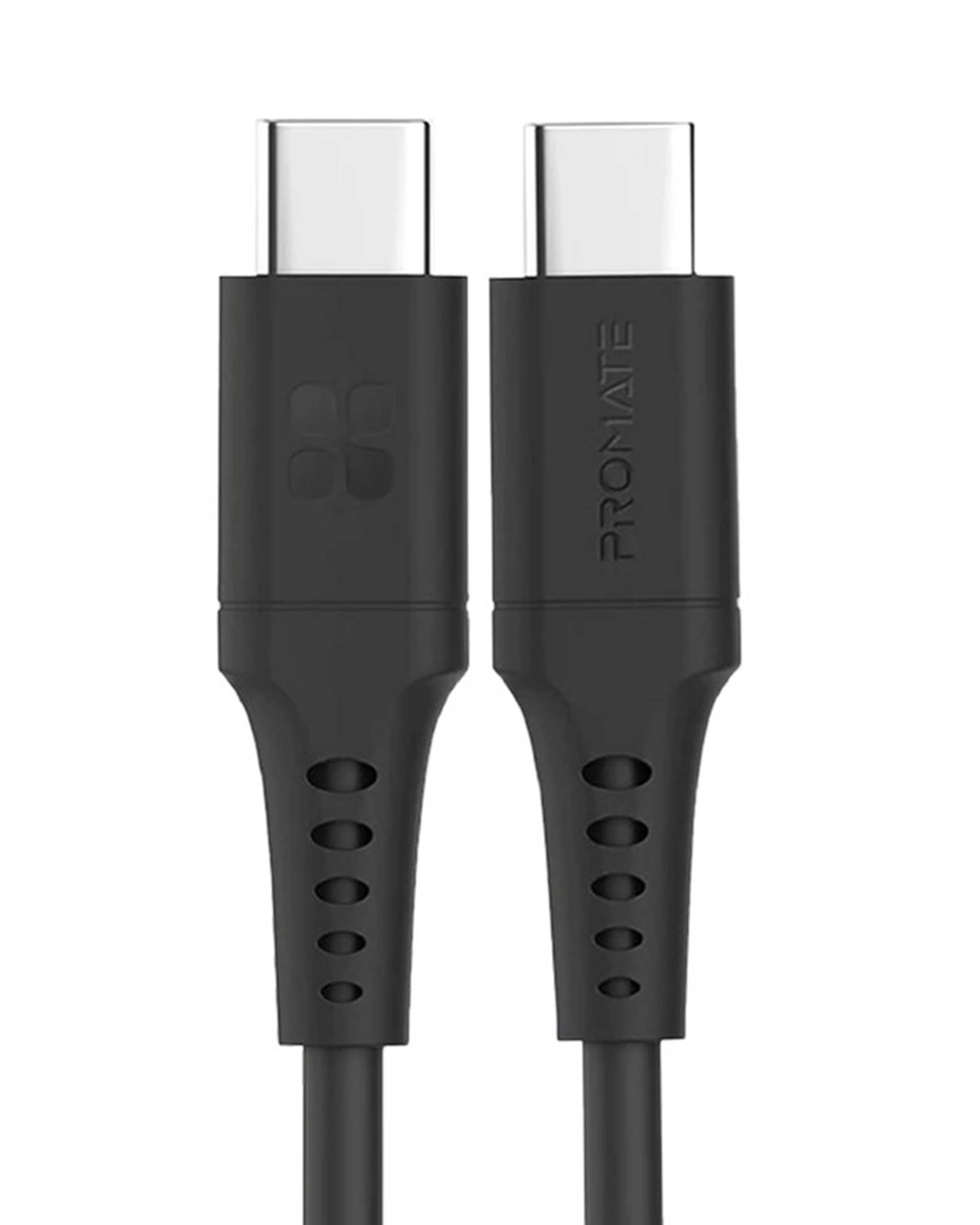 کابل USB-C مشکی پرومیت Promate مدل POWERLINK-CC200 طول 2 متر