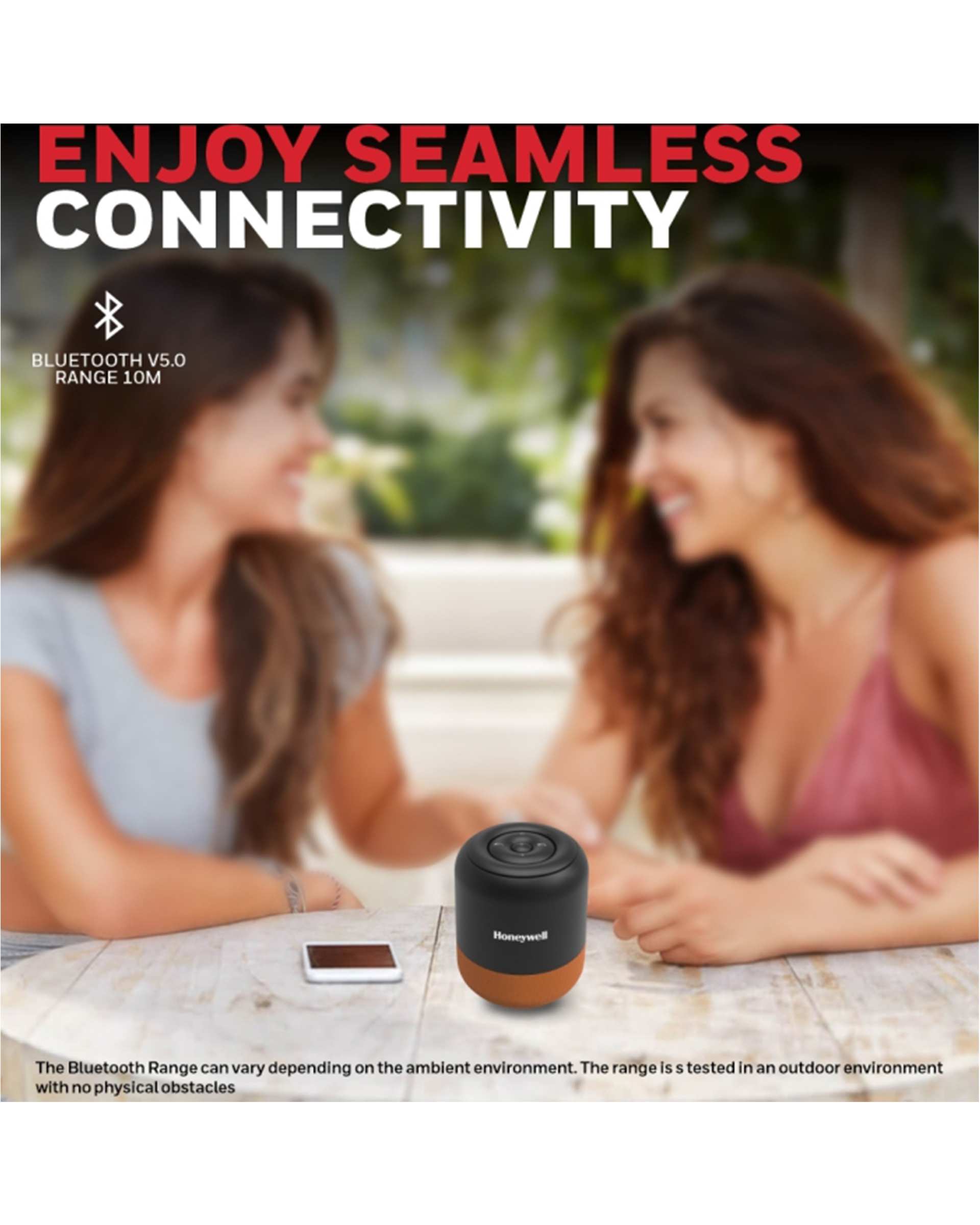 اسپیکر بلوتوثی نارنجی هانیول Honeywell مدل Moxie V200