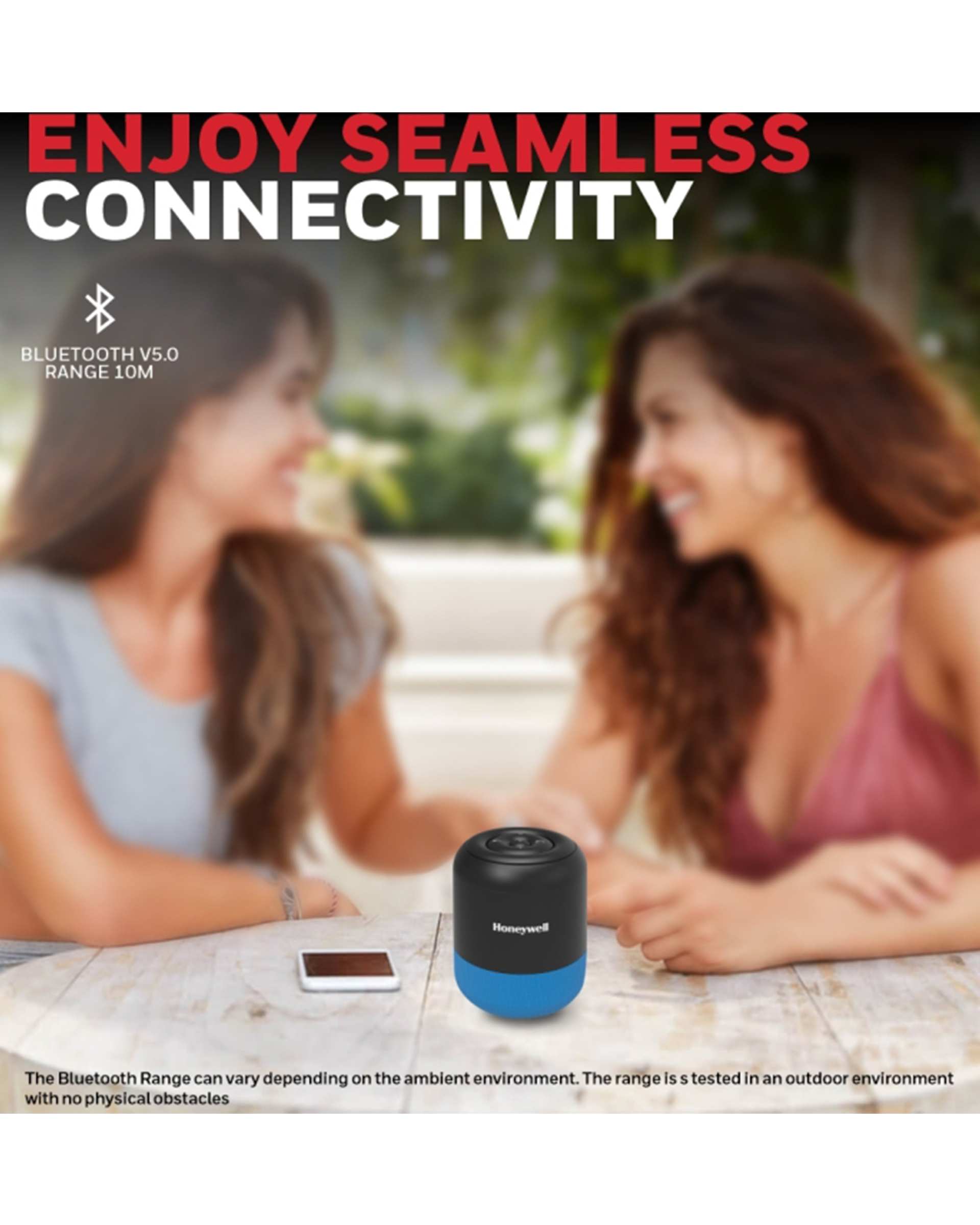 اسپیکر بلوتوثی آبی هانیول Honeywell مدل Moxie V200