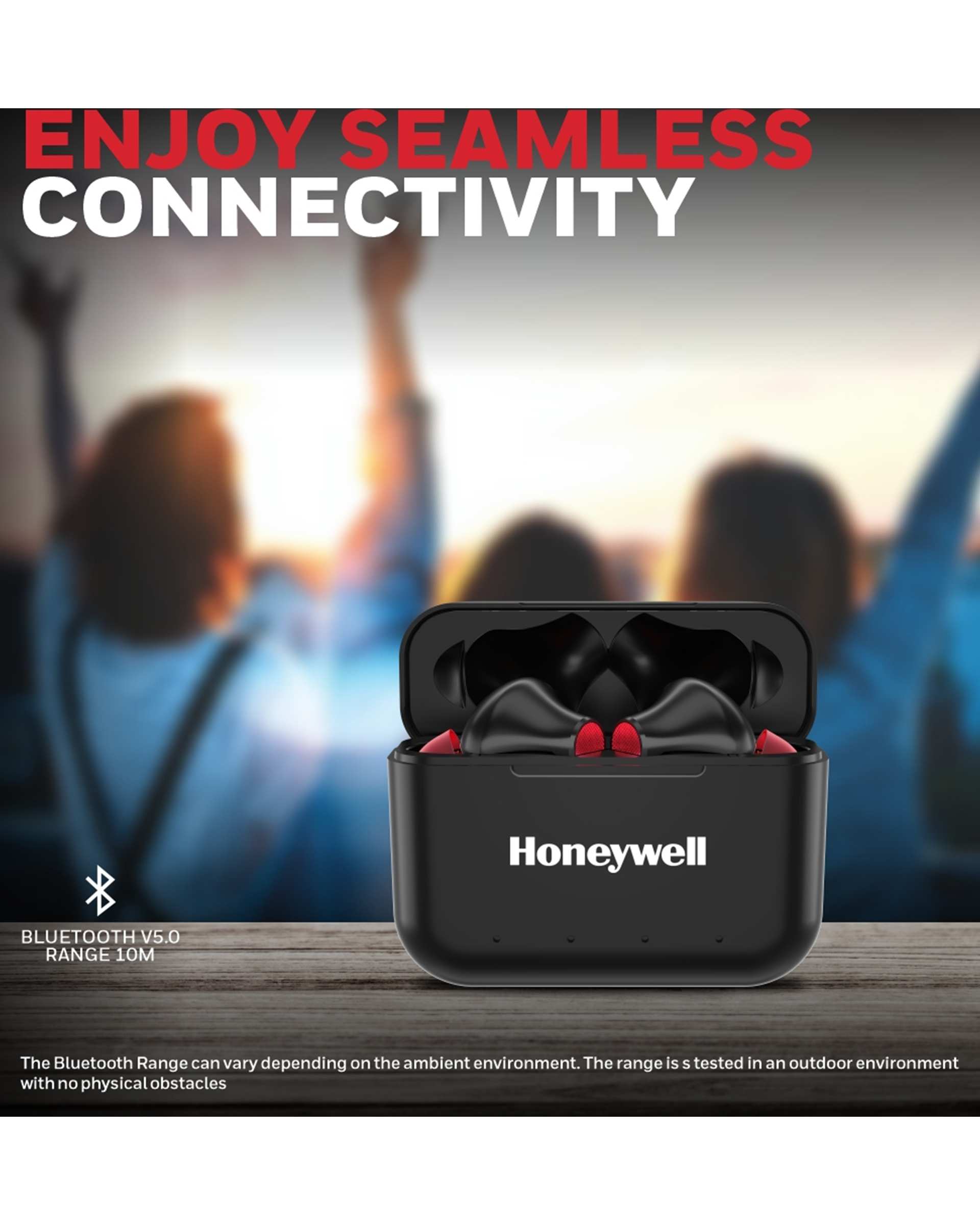 هدفون بی سیم مشکی هانیول Honeywell مدل Moxie V1000