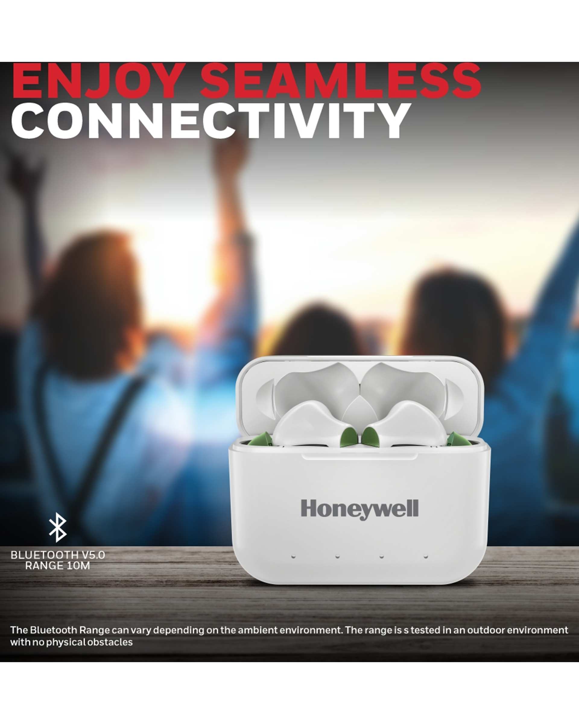 هدفون بی سیم طوسی هانیول Honeywell مدل Moxie V1000