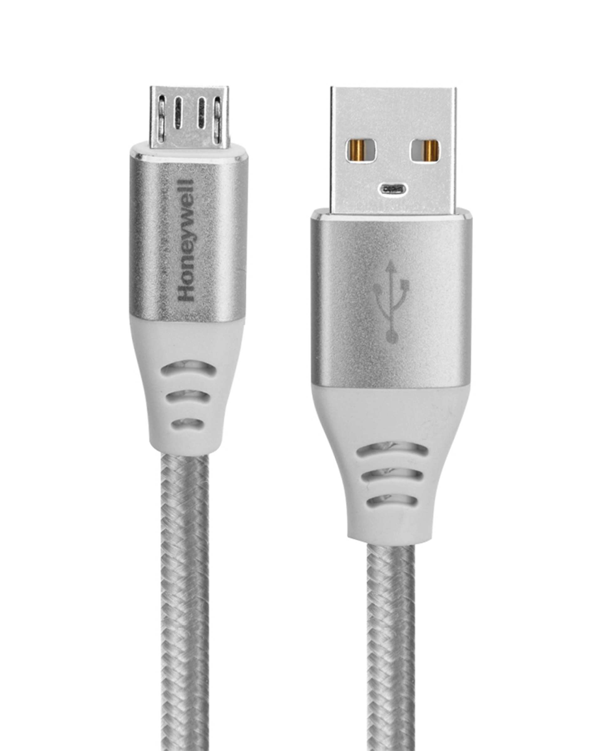 کابل تبدیل USB به MicroUSB سفید هانیول Honeywell طول 1.2 متر