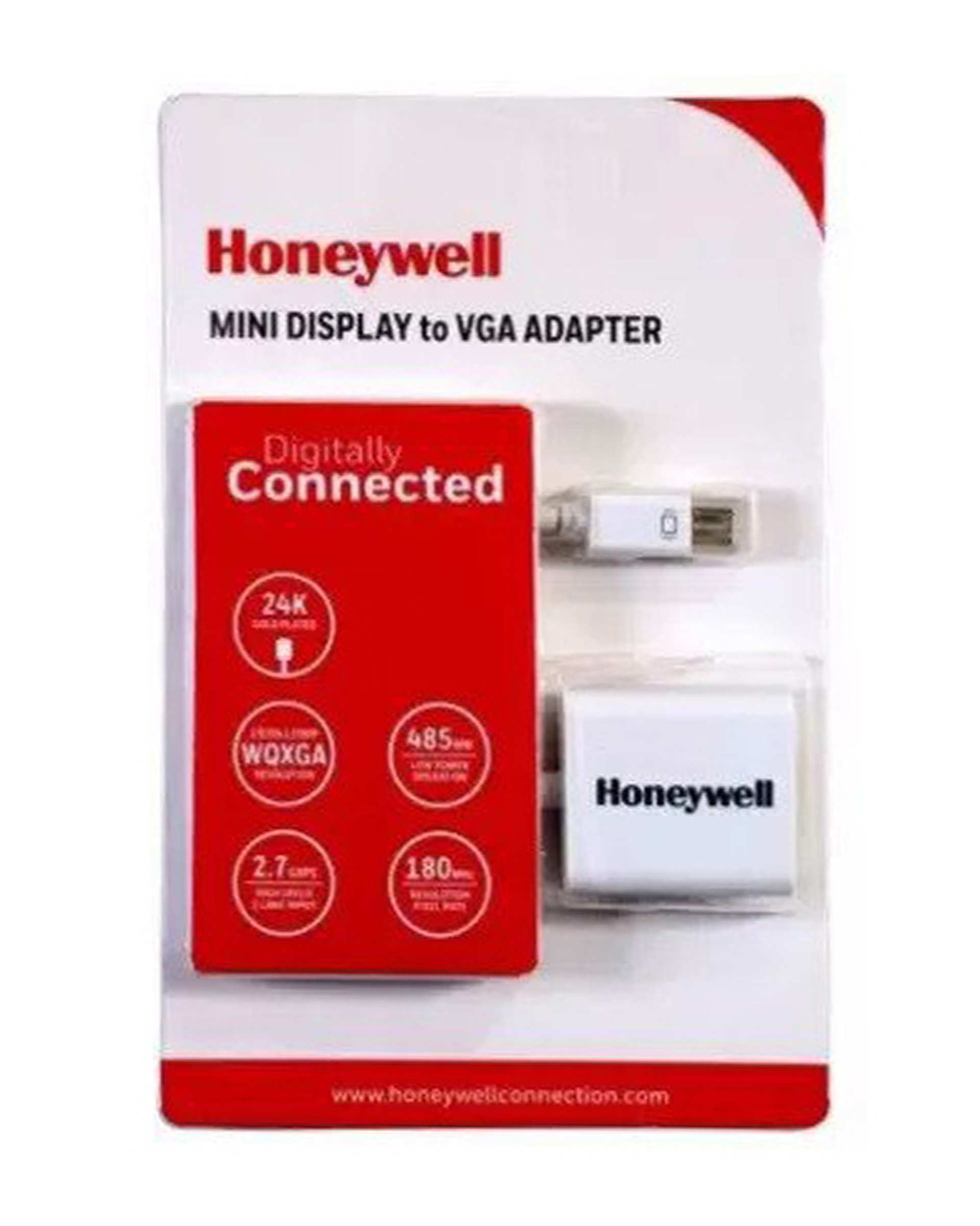 مبدل Mini Display Port به VGA سفید هانیول Honeywell مدل HC000003