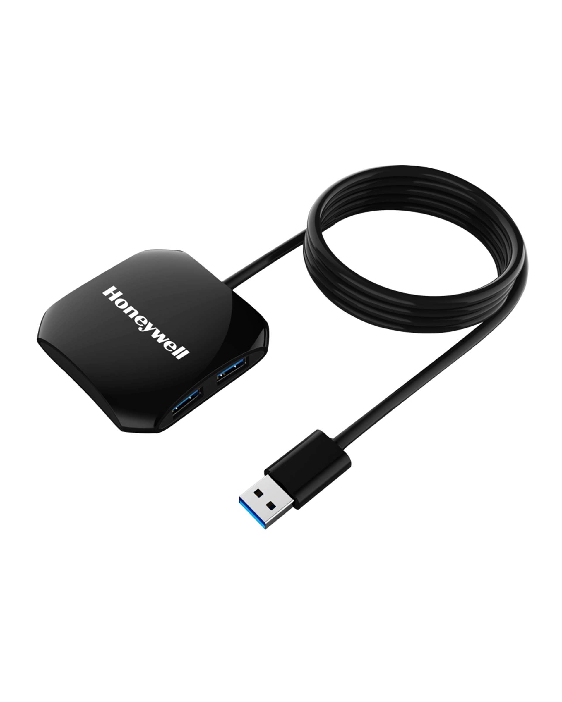 هاب 4 پورت USB 3.0 مشکی هانیول Honeywell مدل HC000010