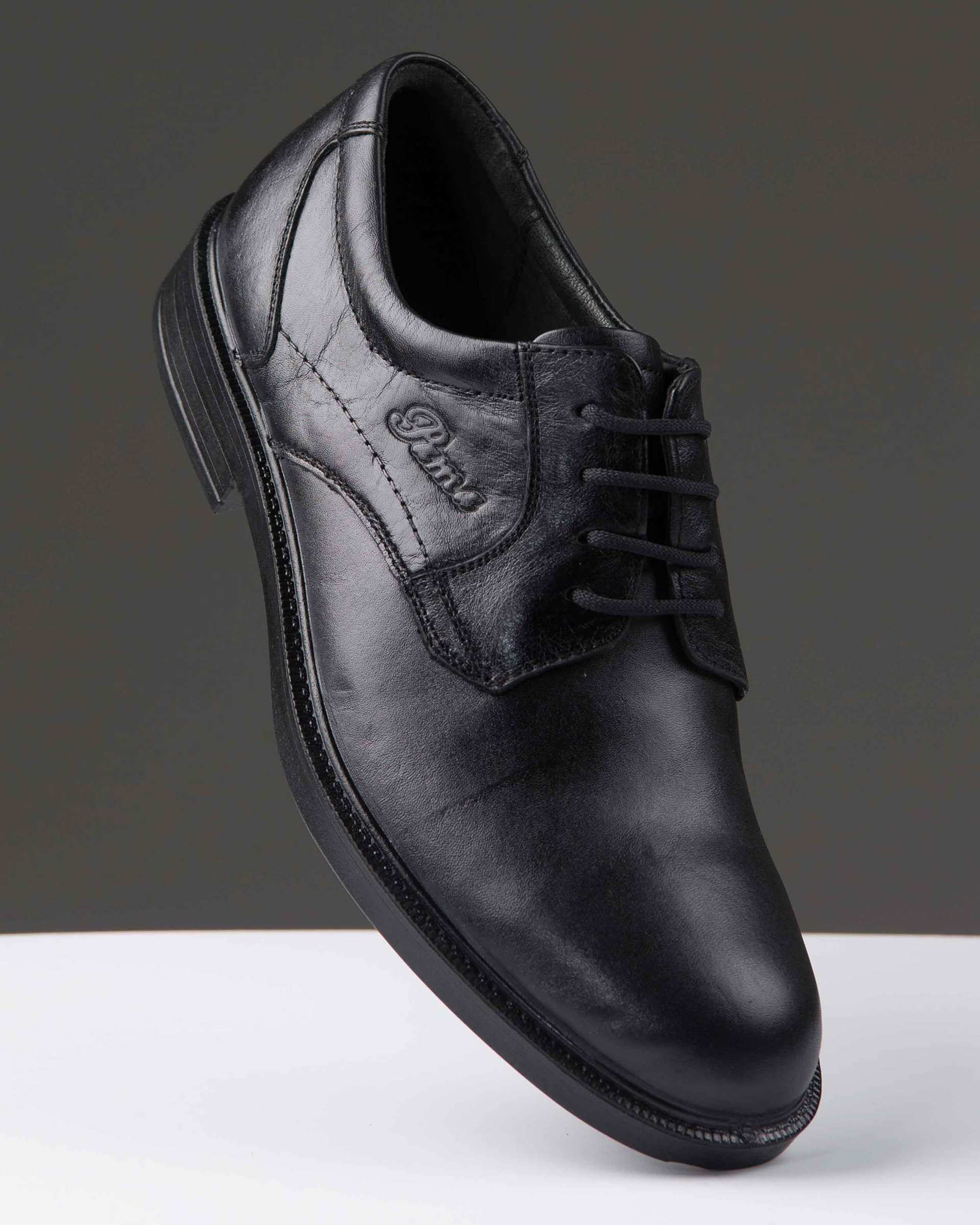 کفش چرم مردانه رسمی مشکی پاما Pama مدل K0310